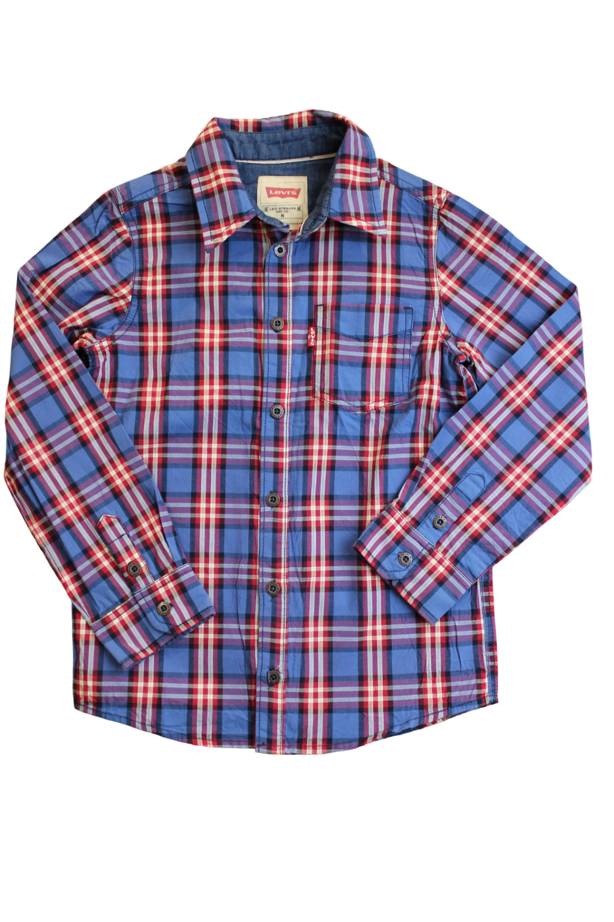 Levi's Shirt, Blue, 8
