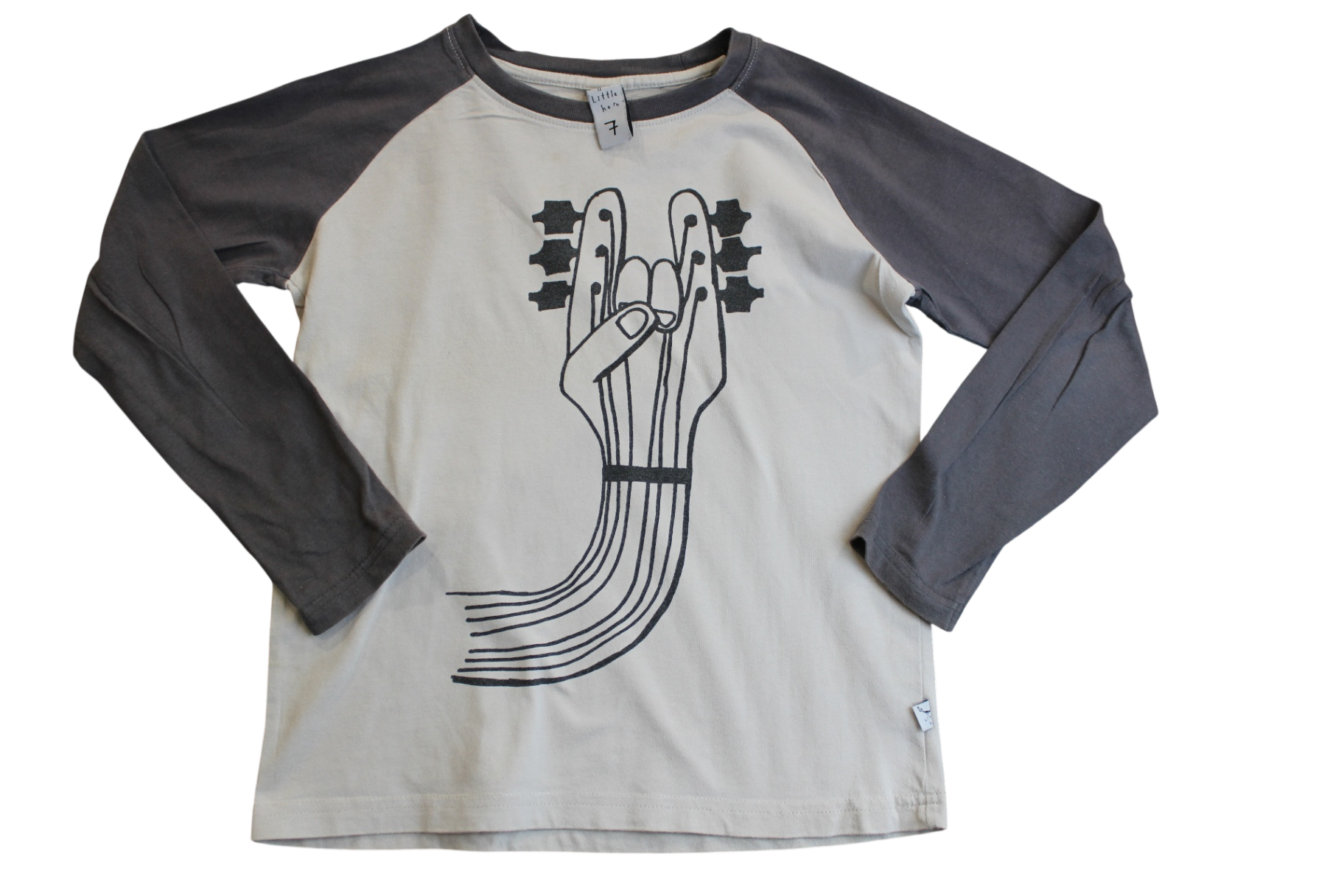 Littlehorn Long-Sleeve T-Shirt, Grey/beige, 7