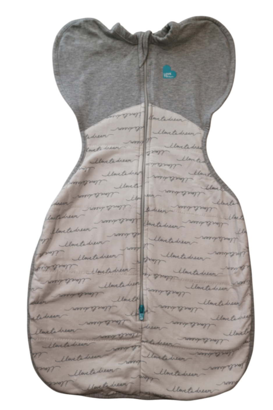 Love To Dream Pajama Set, Grey and Cream, 000