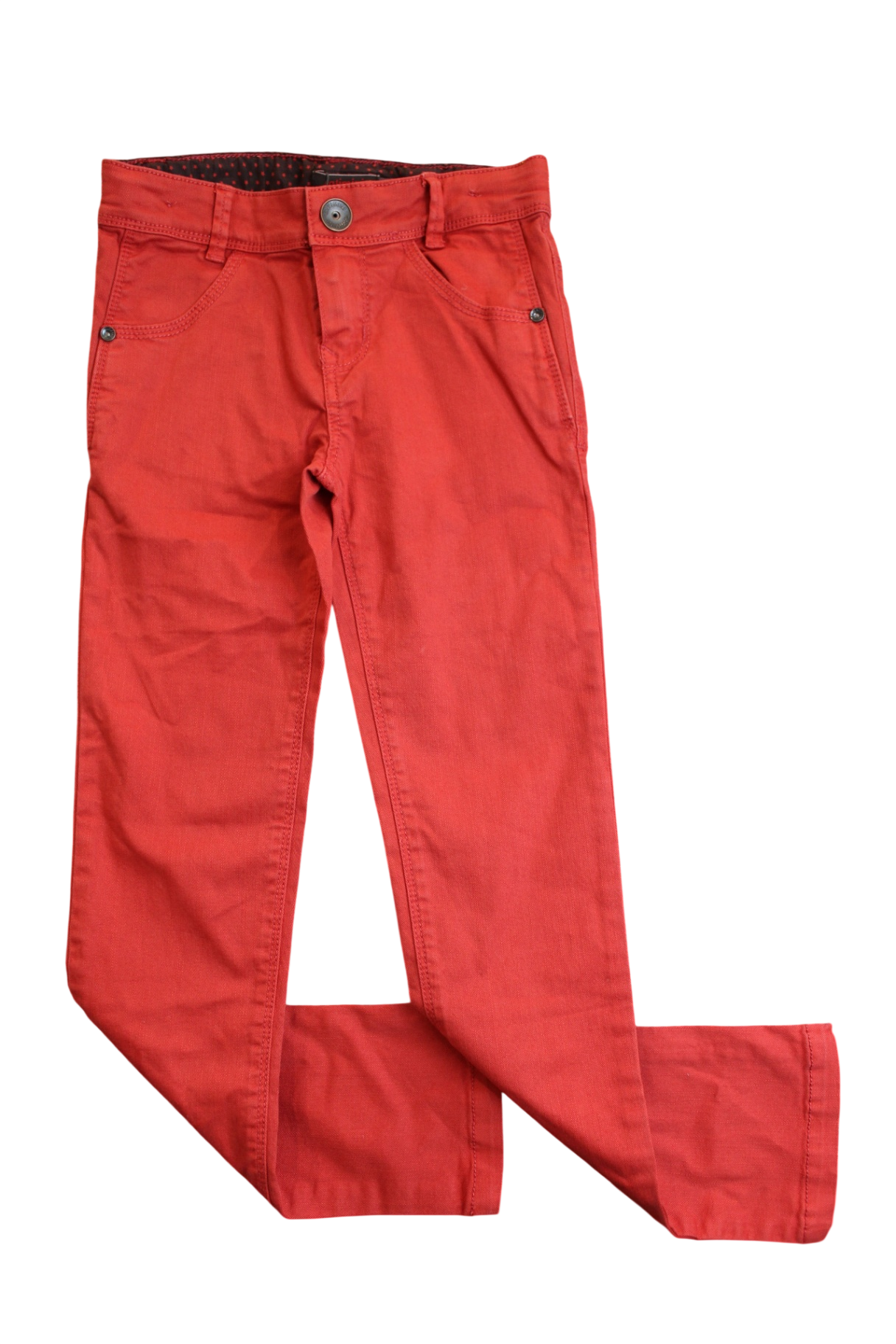 Catimini Jeans, Red denim, 7