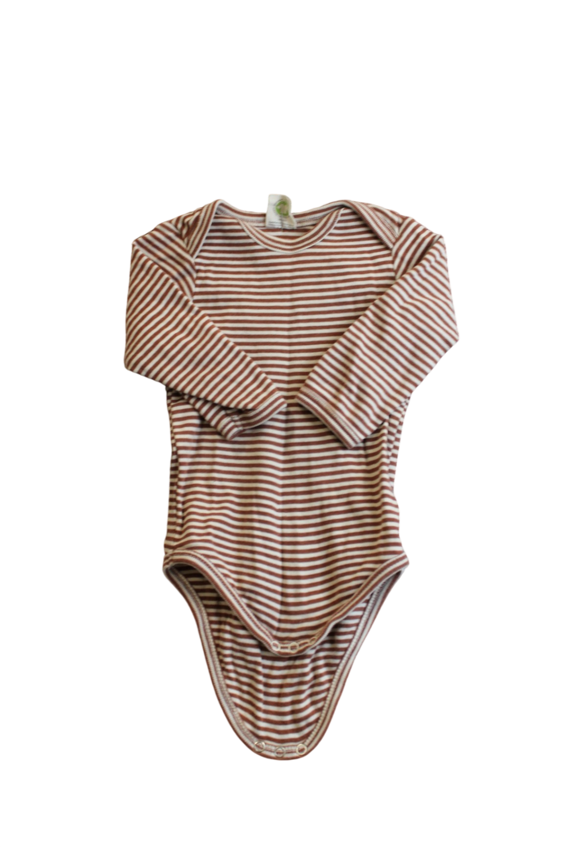 Nature Baby Bodysuit, Brown and white, 00