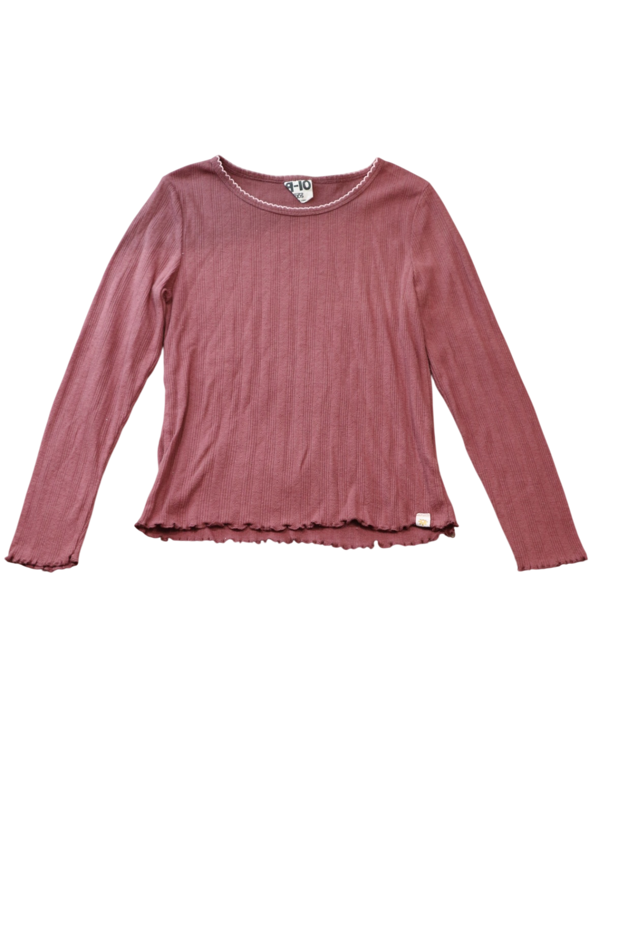Cotton On Long-Sleeve T-Shirt, Mauve, 9-10
