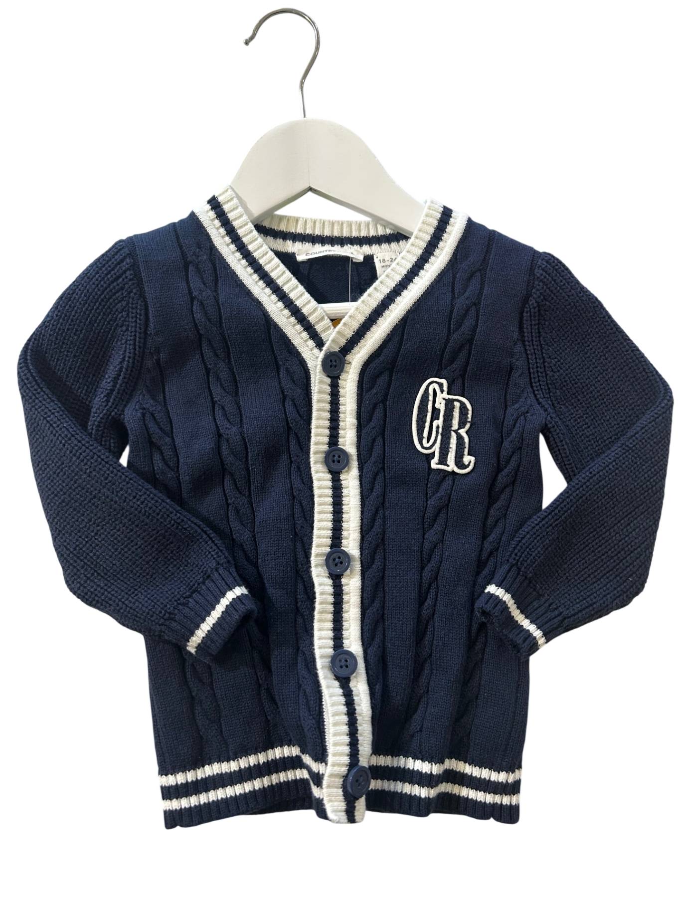 Country Road Cardigan, Navy, 2