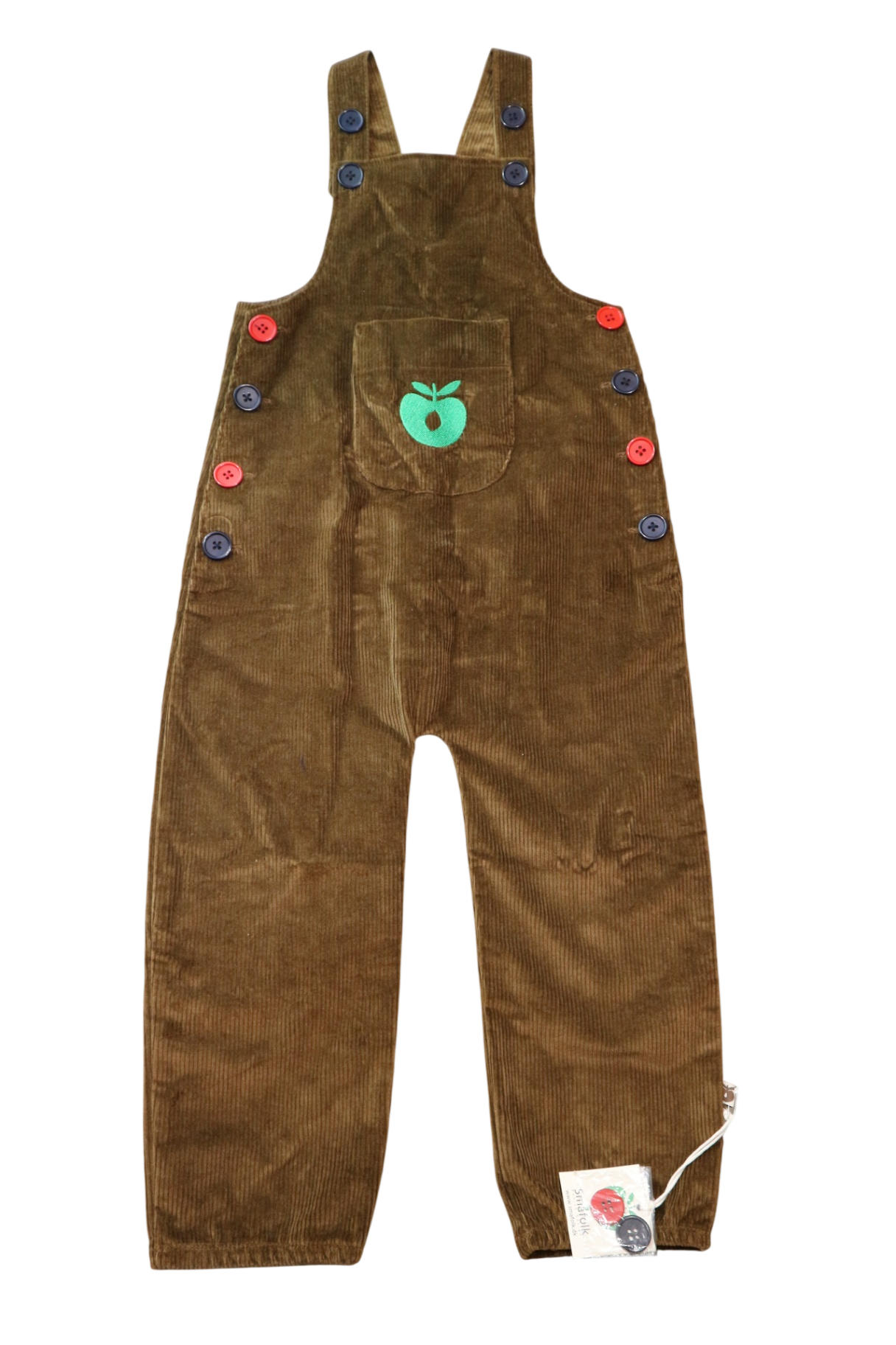 Smafolk Overalls, Brown, 98