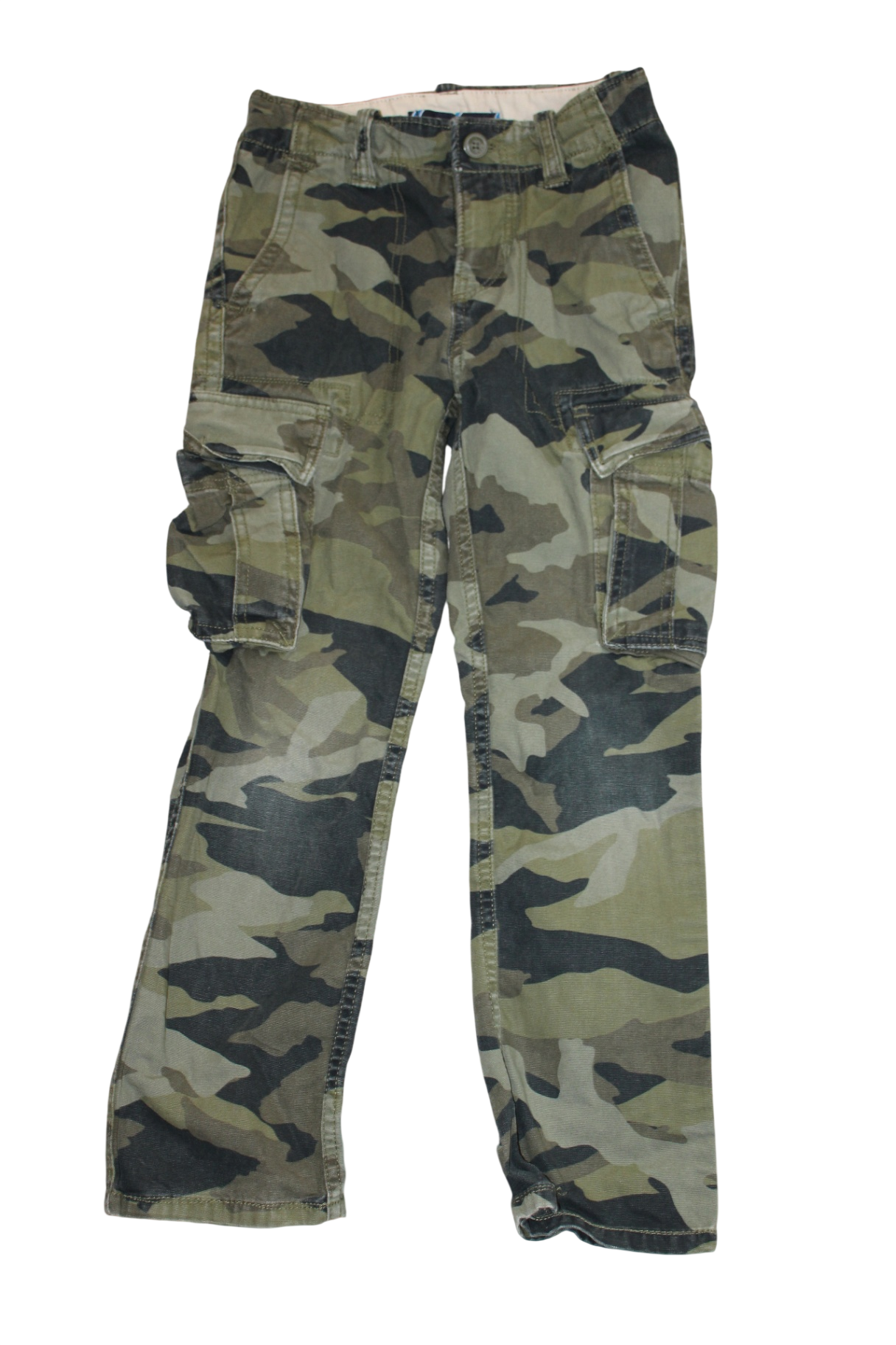 Gap Kids Pants, Green Camo, 7
