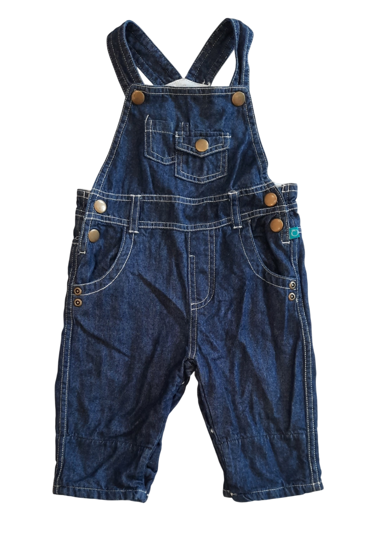 Plum Overalls, Dark Blue denim, 00