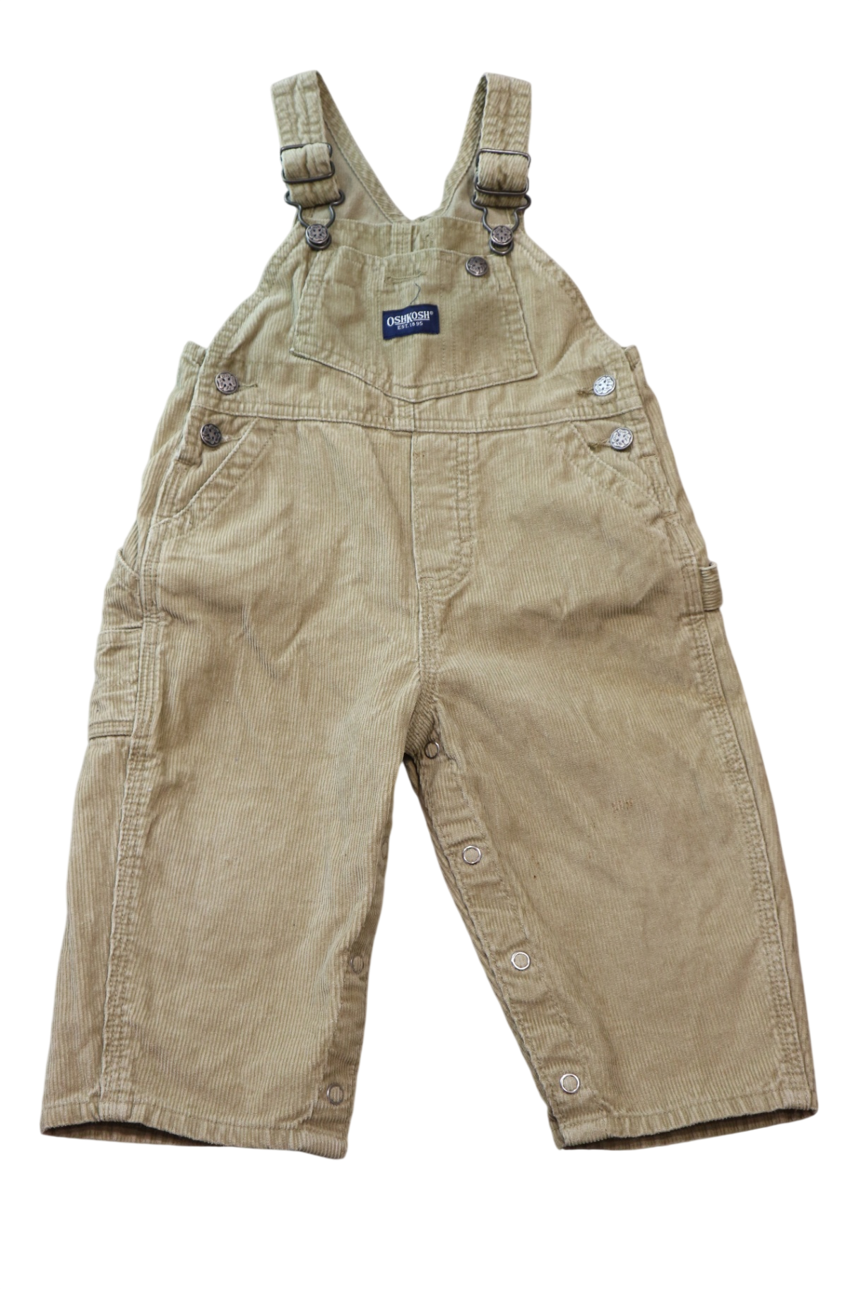 OshKosh Overalls, Beige, 18m
