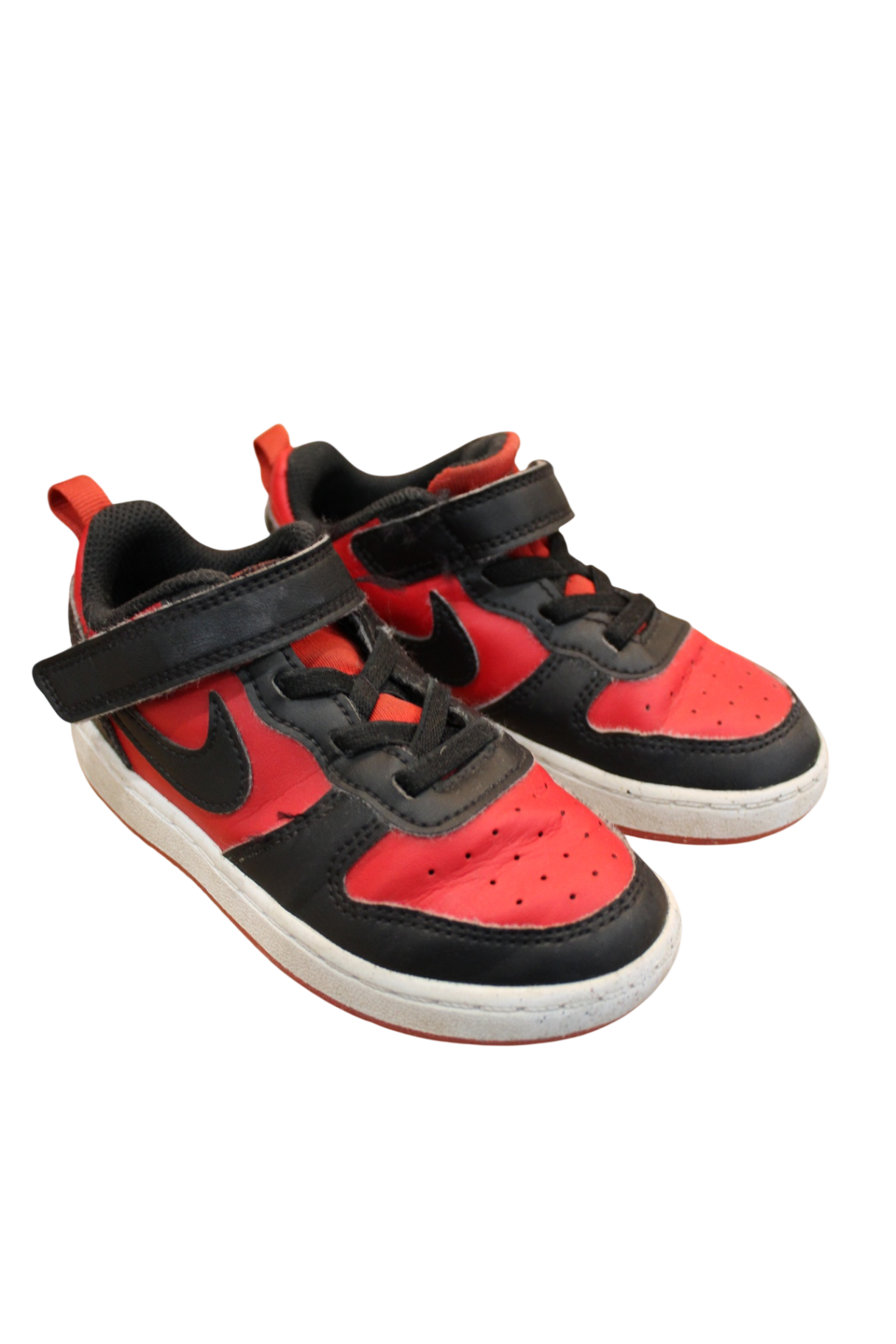Nike Sneakers, Red and Black, US 8.5/EUR 25
