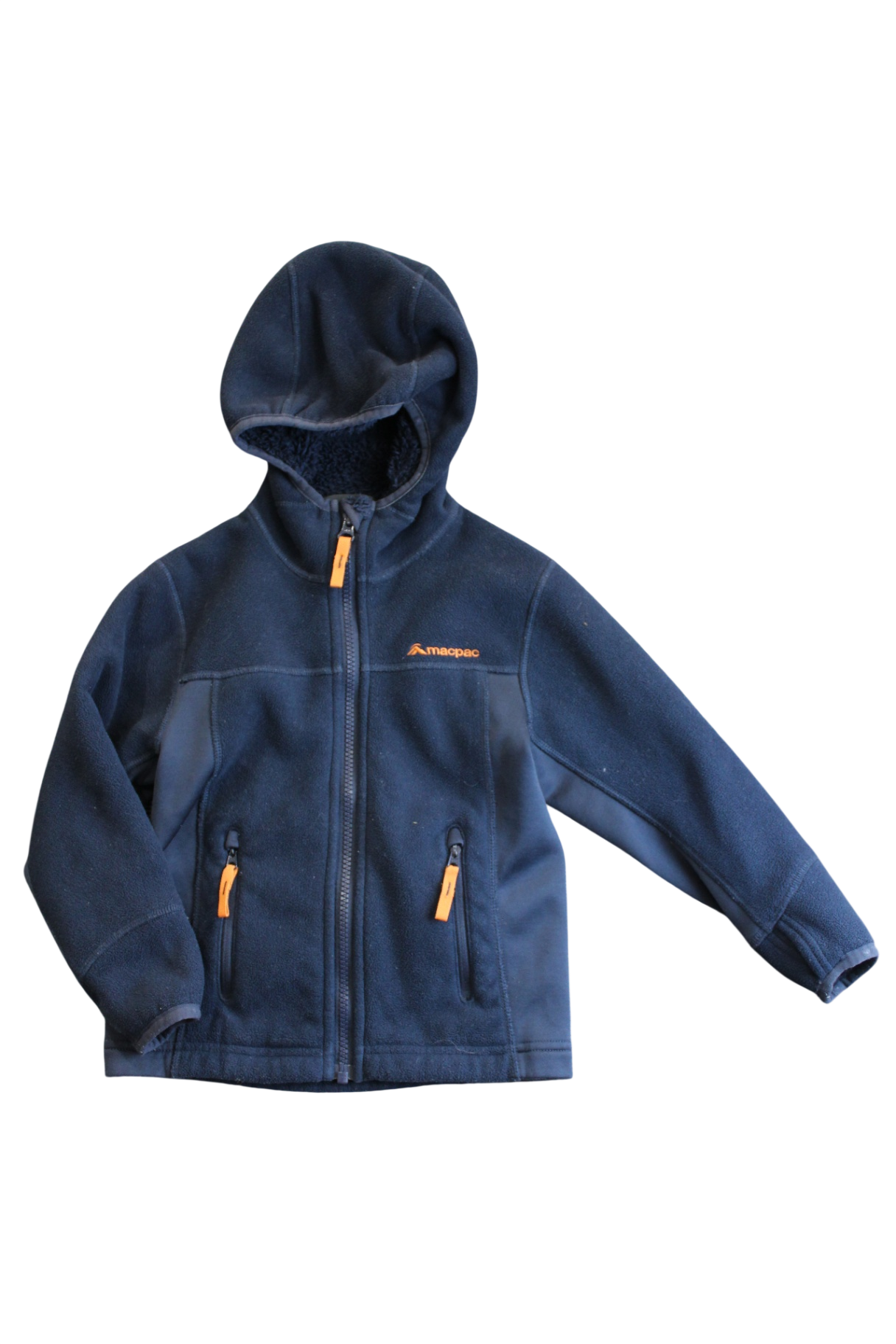Macpac Jacket, Navy blue/orange, 3