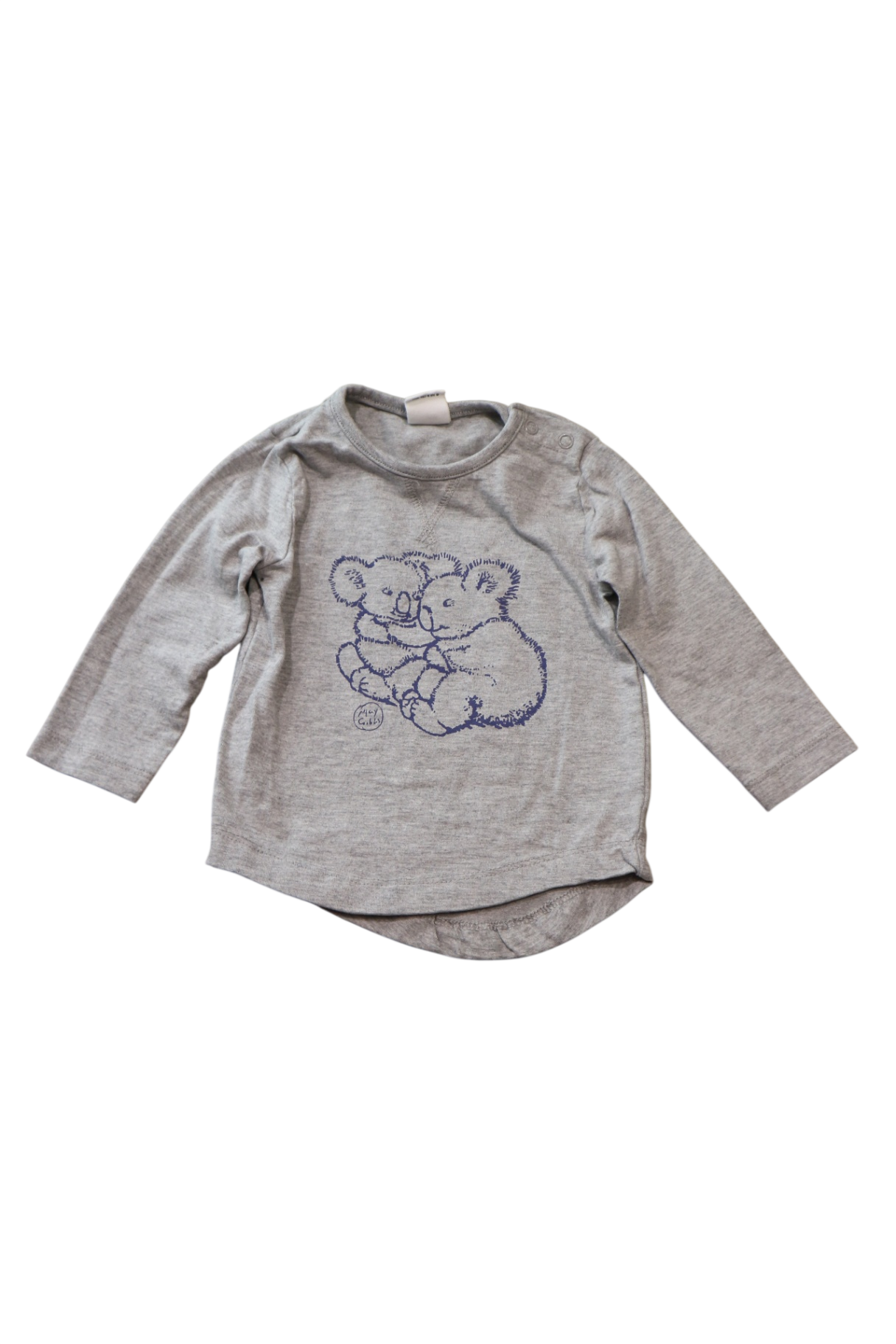 May Gibbs x Walnut Long-Sleeve T-Shirt, Grey, 0