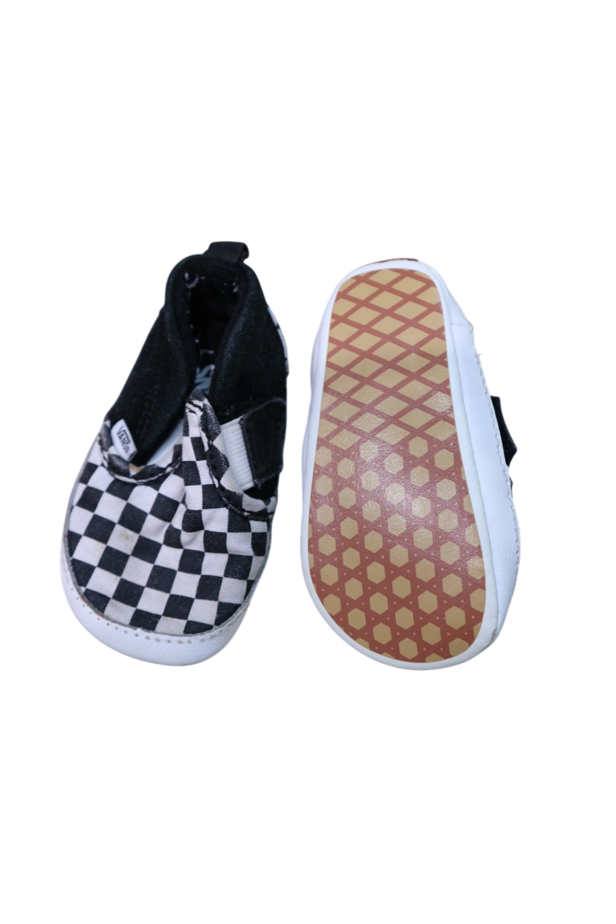 Vans Soft Soles, Black and white, US 4/EUR 19