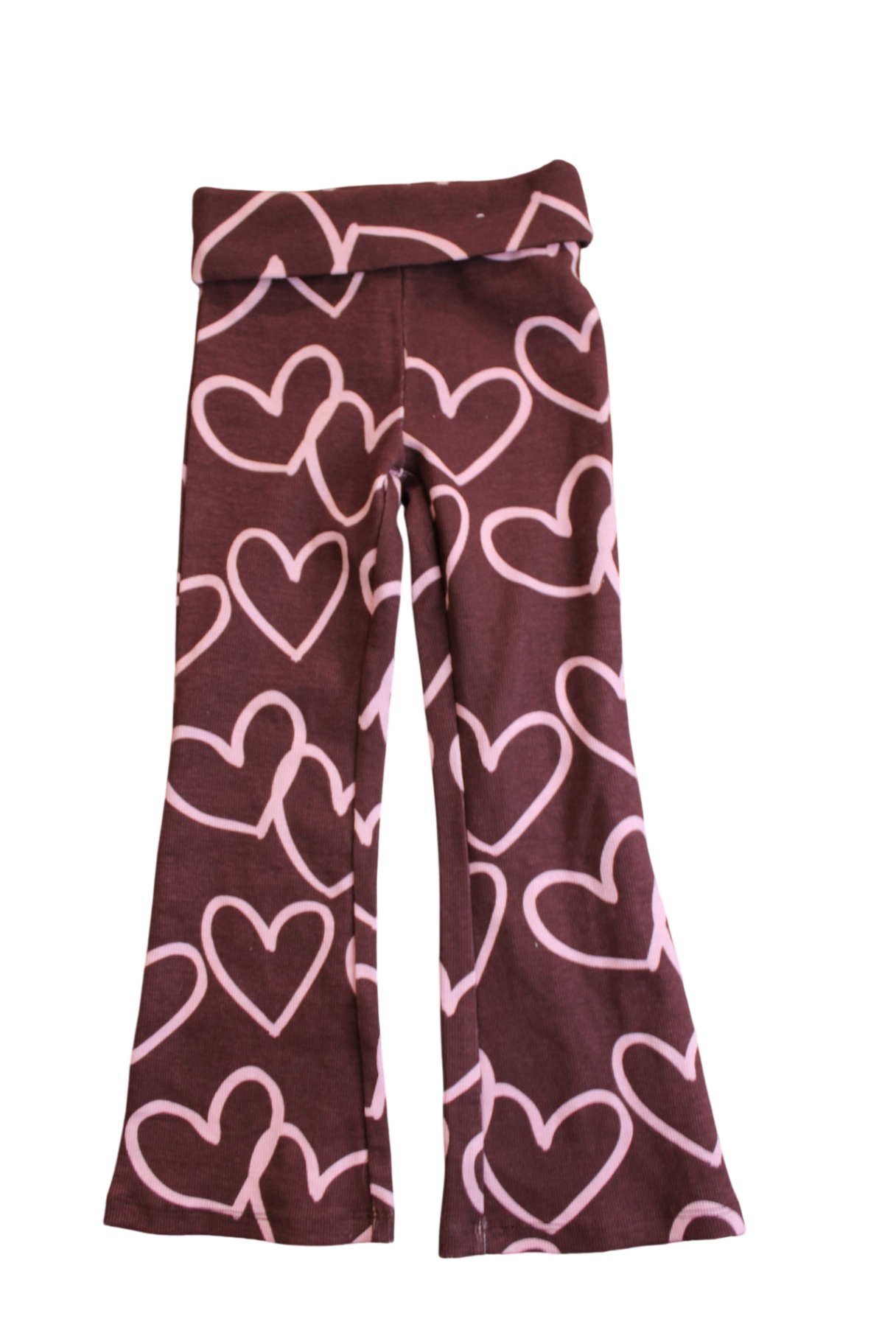 Cotton On Knit Leggings, Burgundy and Pink, 5
