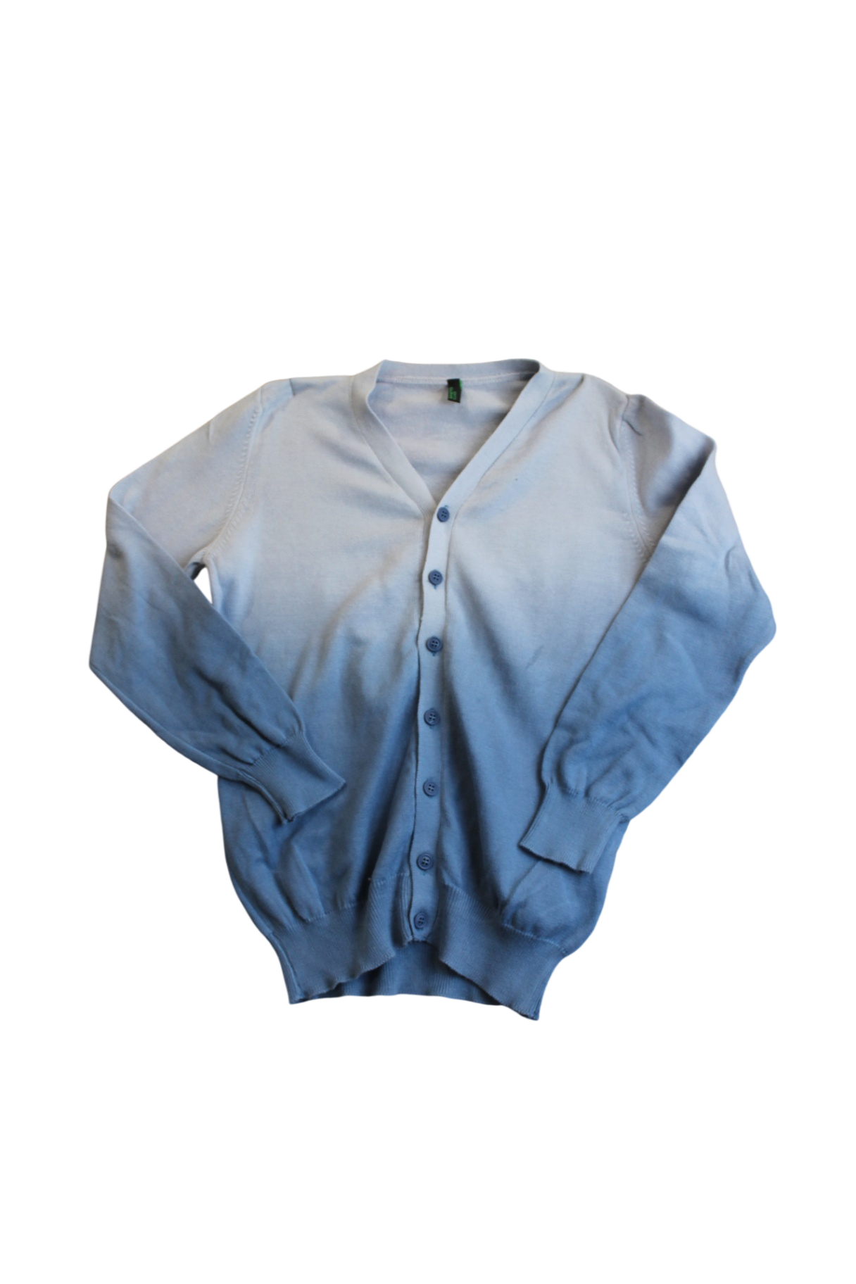 Benneton Cardigan, Blue, 6-7