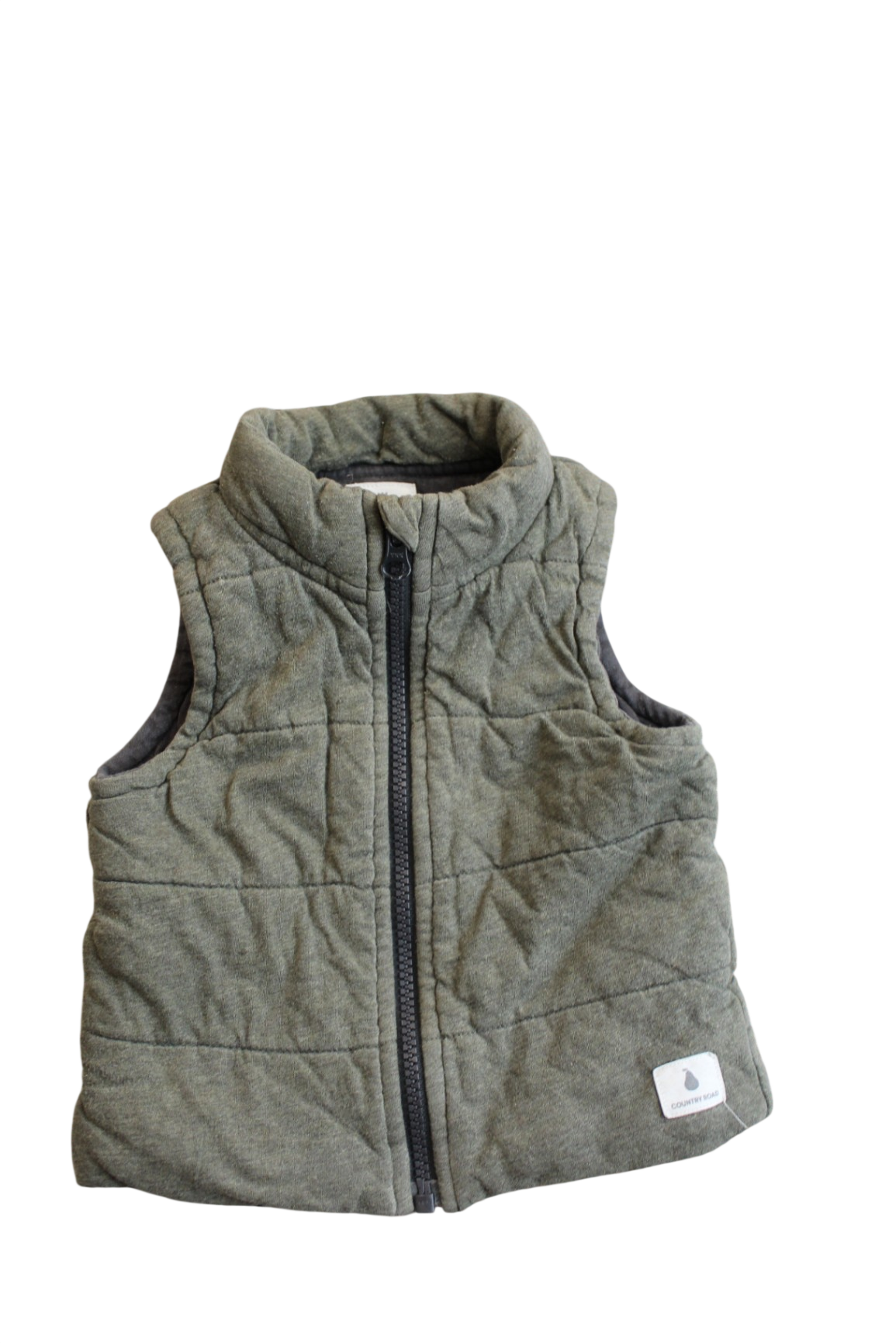 Country Road Vest, Olive Green, 0