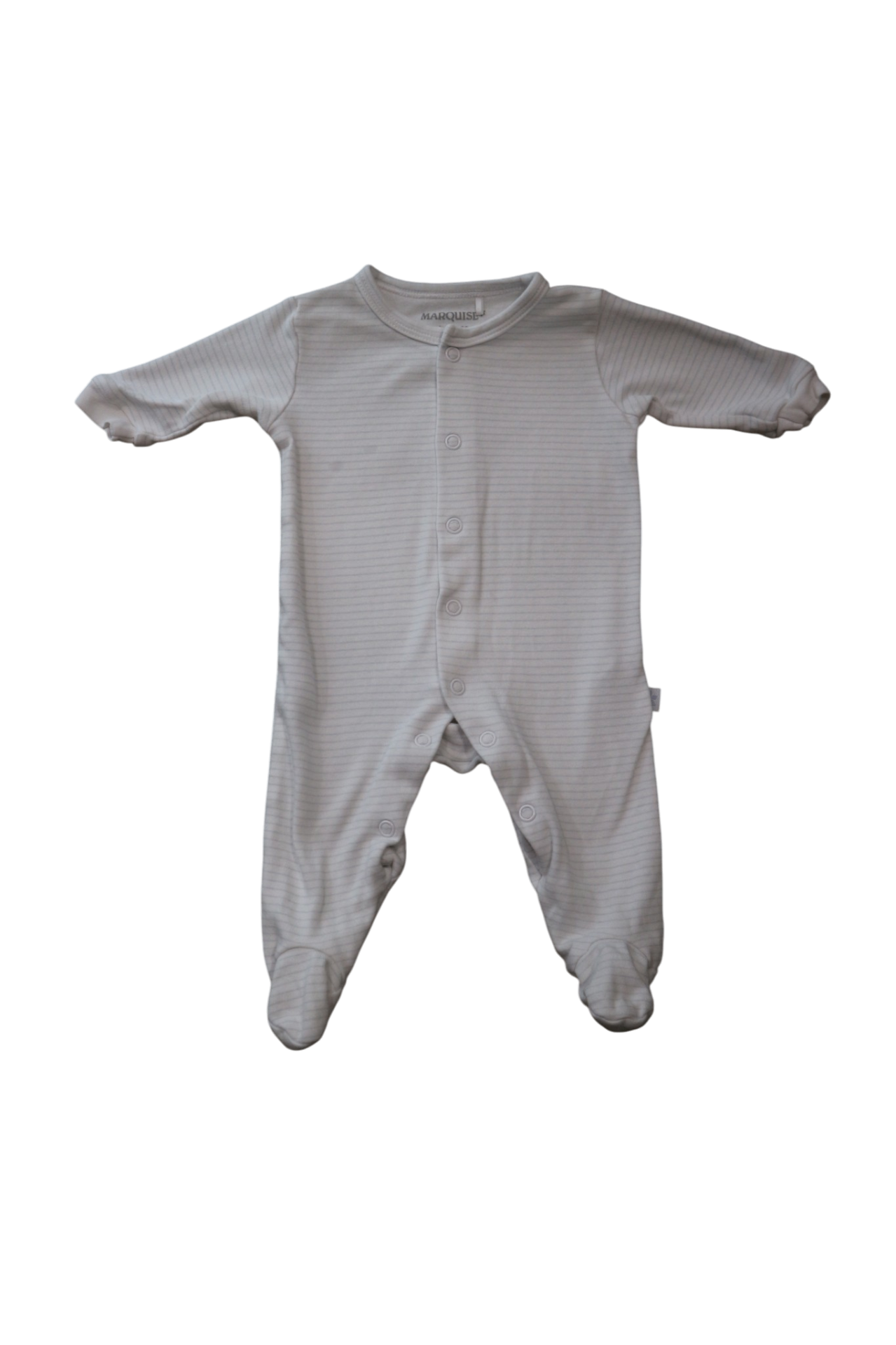 Marquise Playsuit, White Blue Stripes, 0000