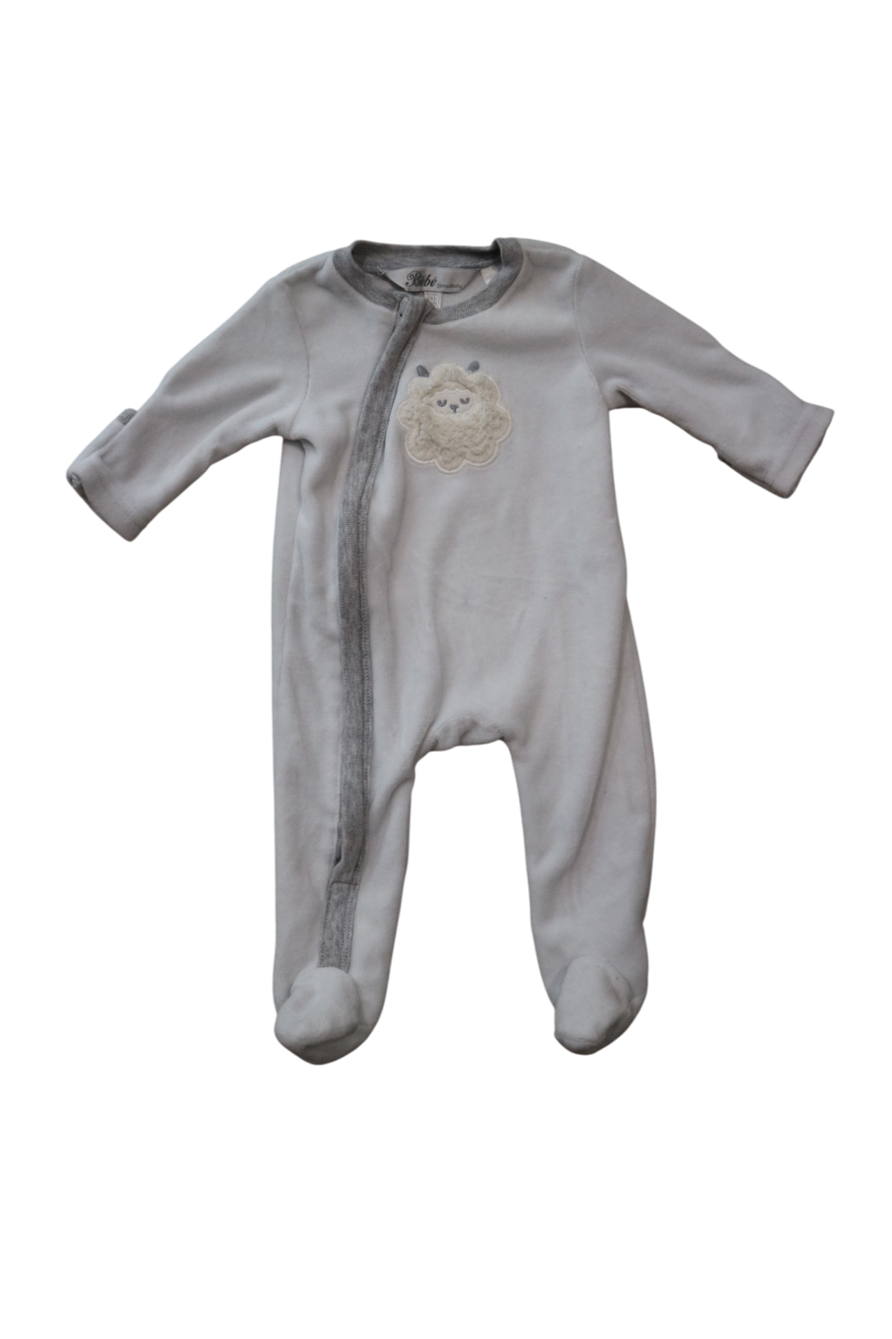 Bébé Jumpsuit, Off White with Sheep, 0000