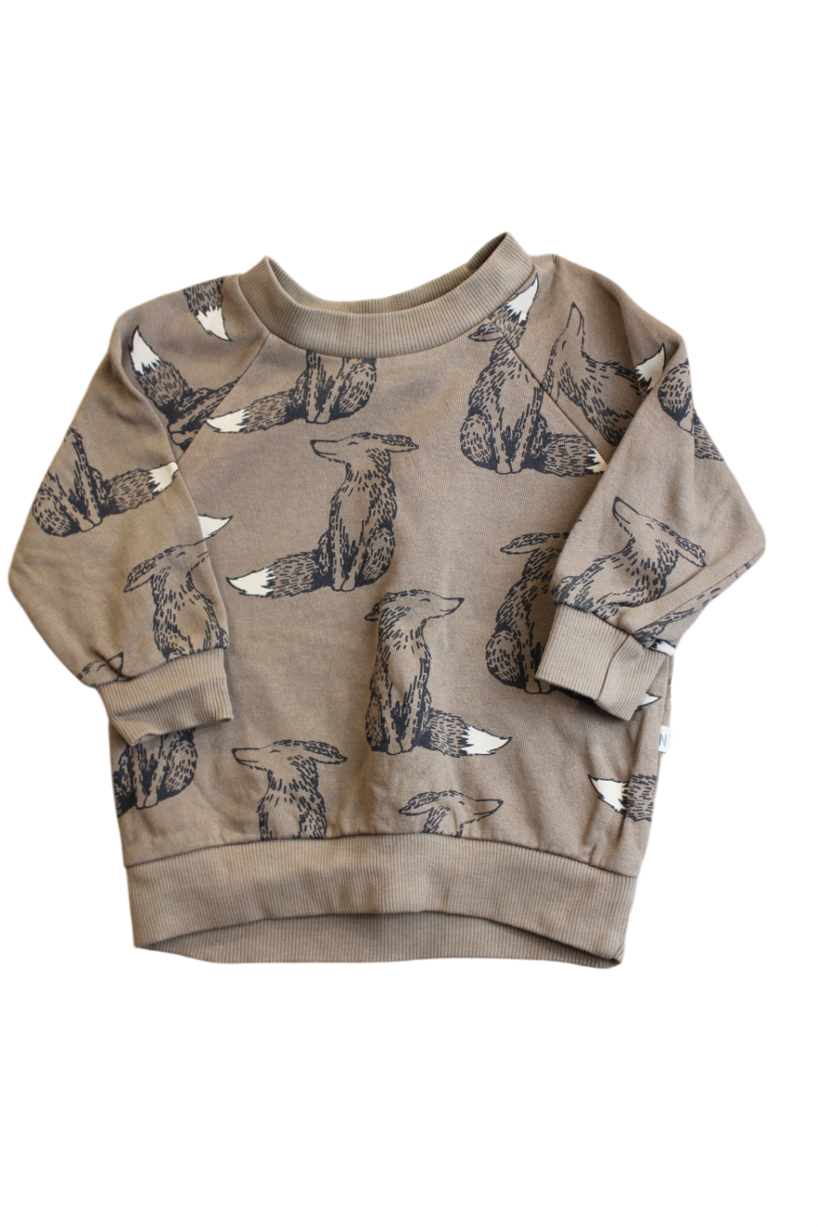 Nature Baby Jumper, Brown, dogs, 0