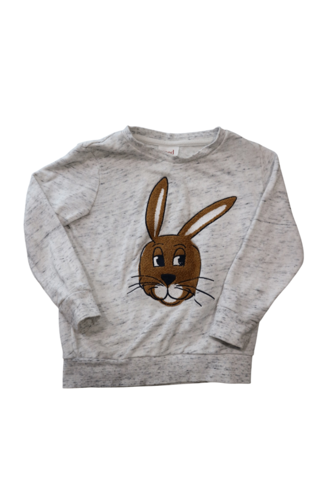 Seed Jumper, Grey with Brown Rabbit, 4