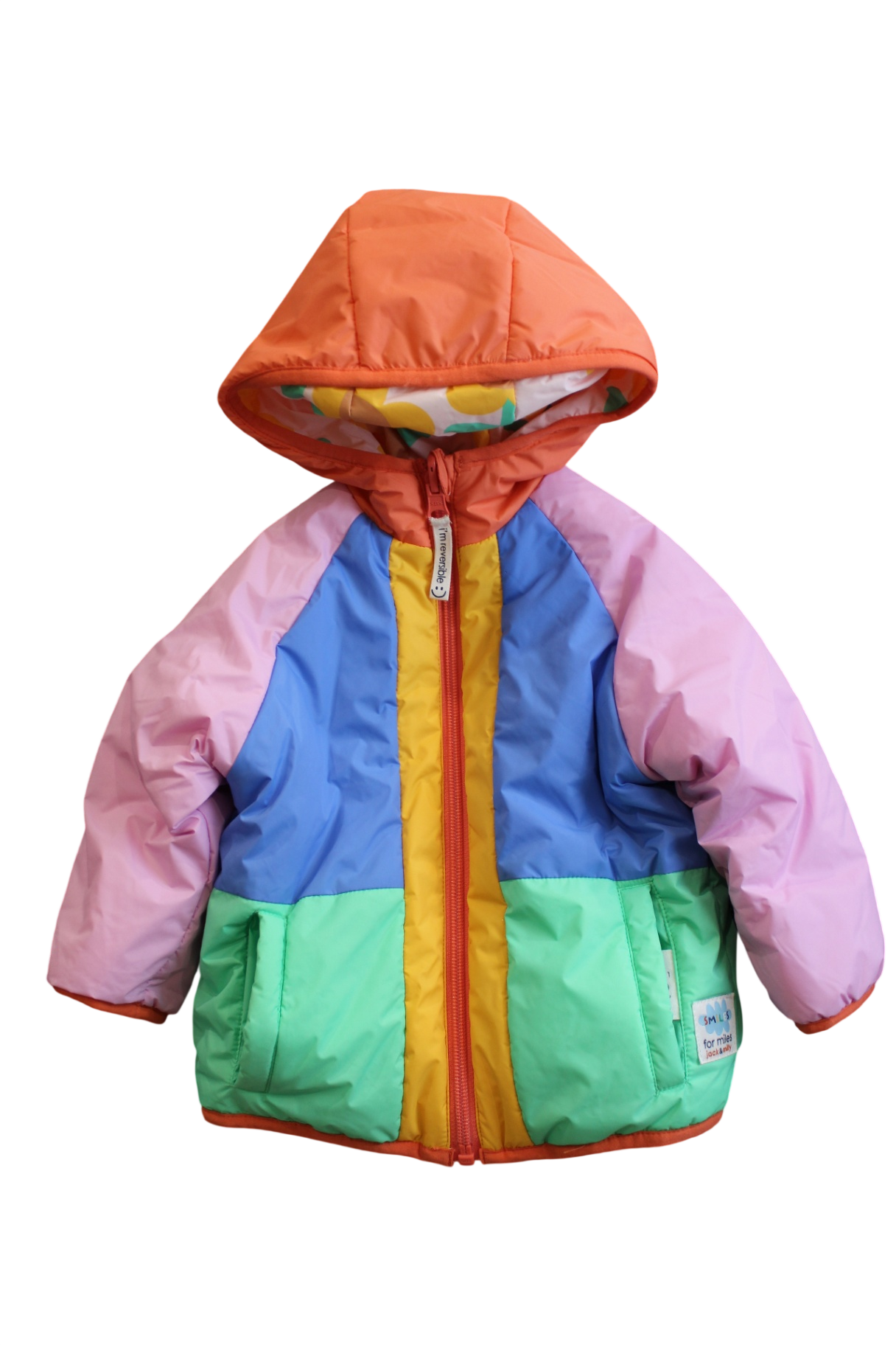 Jack & Milly Puffer Jacket, Multi, 1