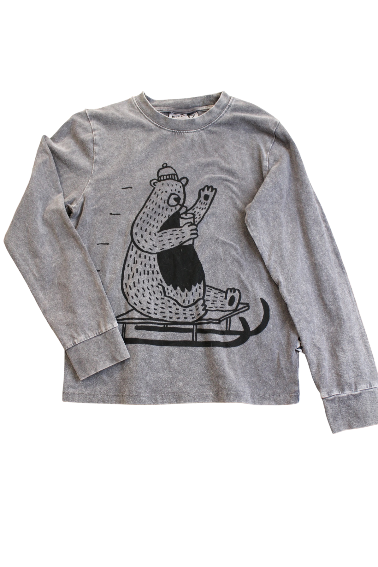 Minti Long-Sleeve T-Shirt, Grey, 8