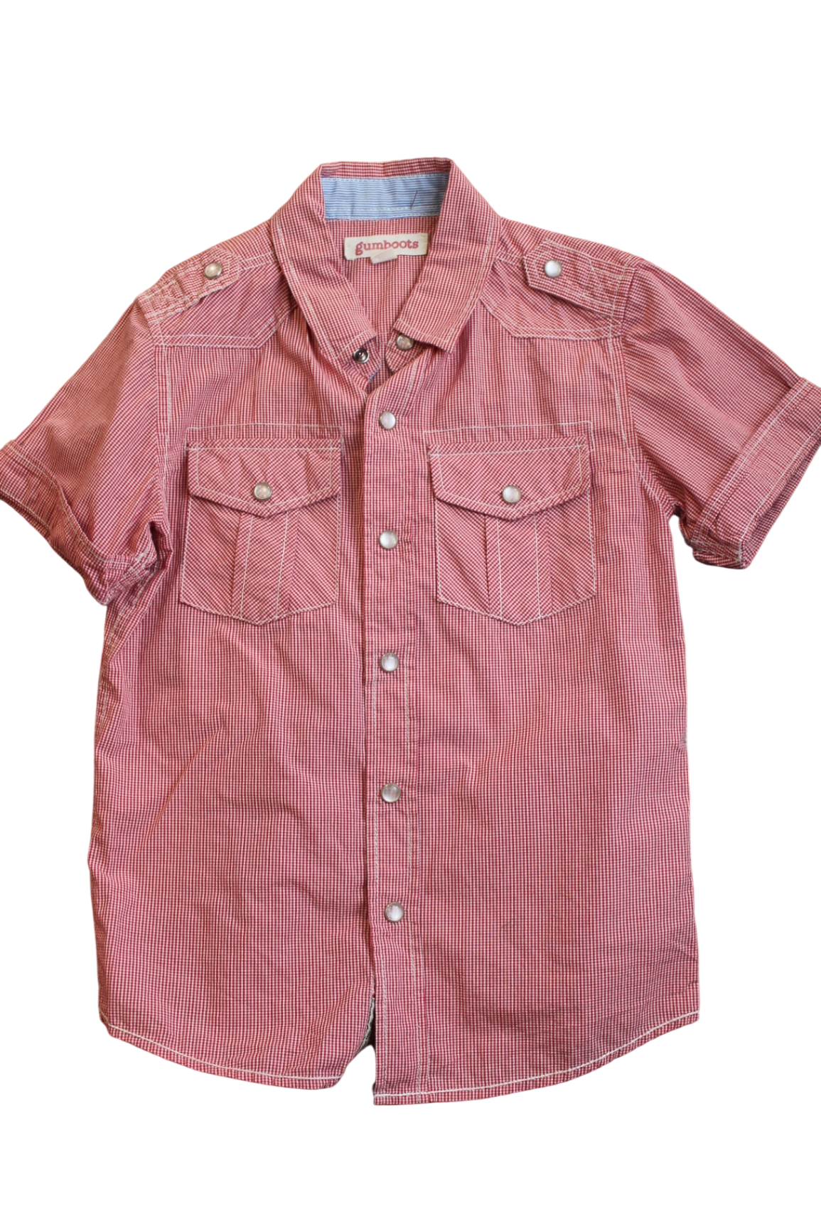 Gumboots Shirt, Red, 7-8