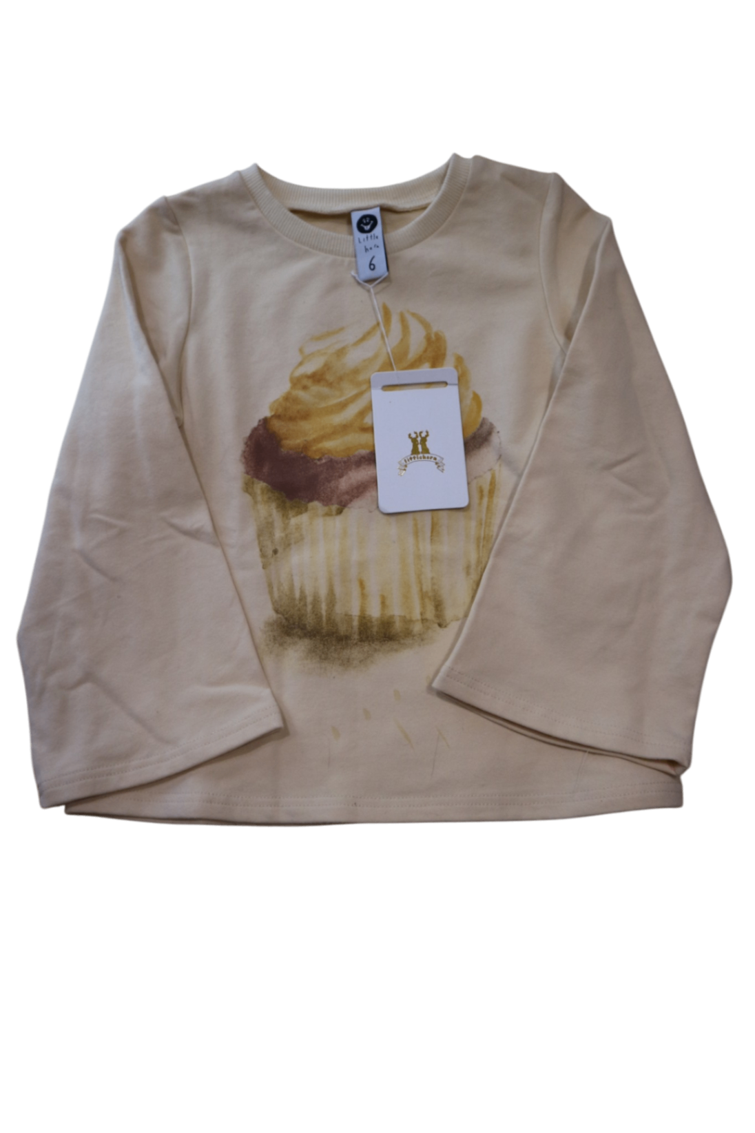 Littlehorn Jumper, Cream, 6