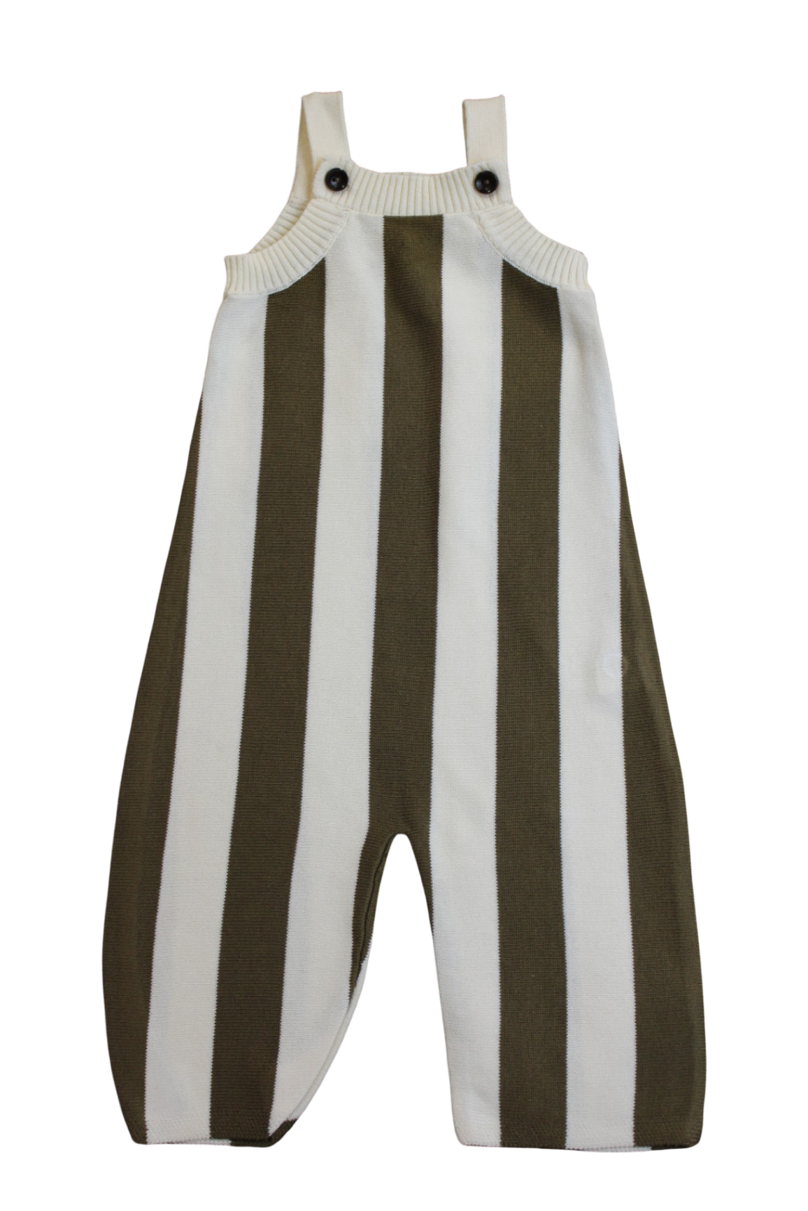 Grown Jumpsuit, Cream and olive green, 00