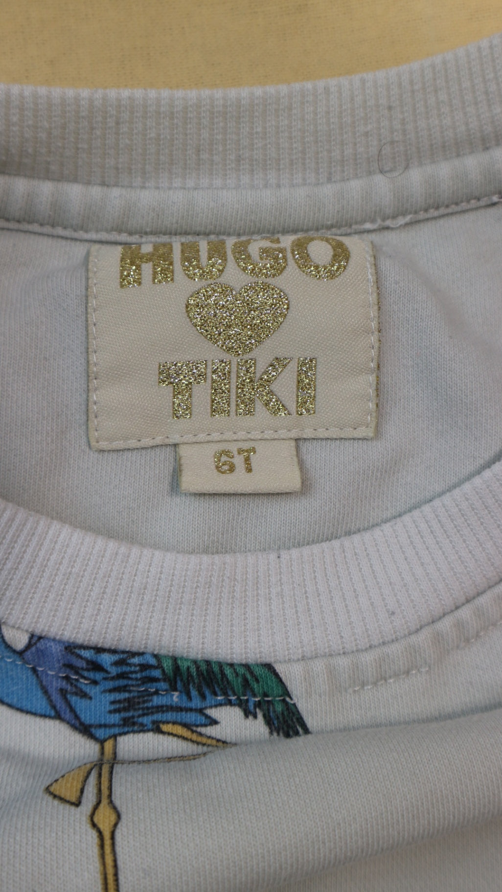 Hugo Loves Tiki Jumper, Light Blue, 6