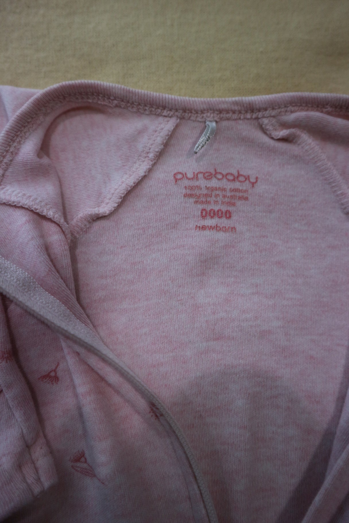 Purebaby Jumpsuit, Pink, 0000