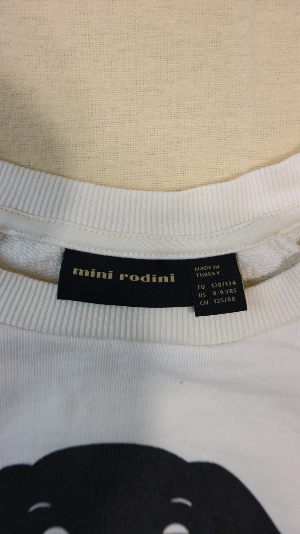 Mini Rodini Jumper, Cream, 8-9