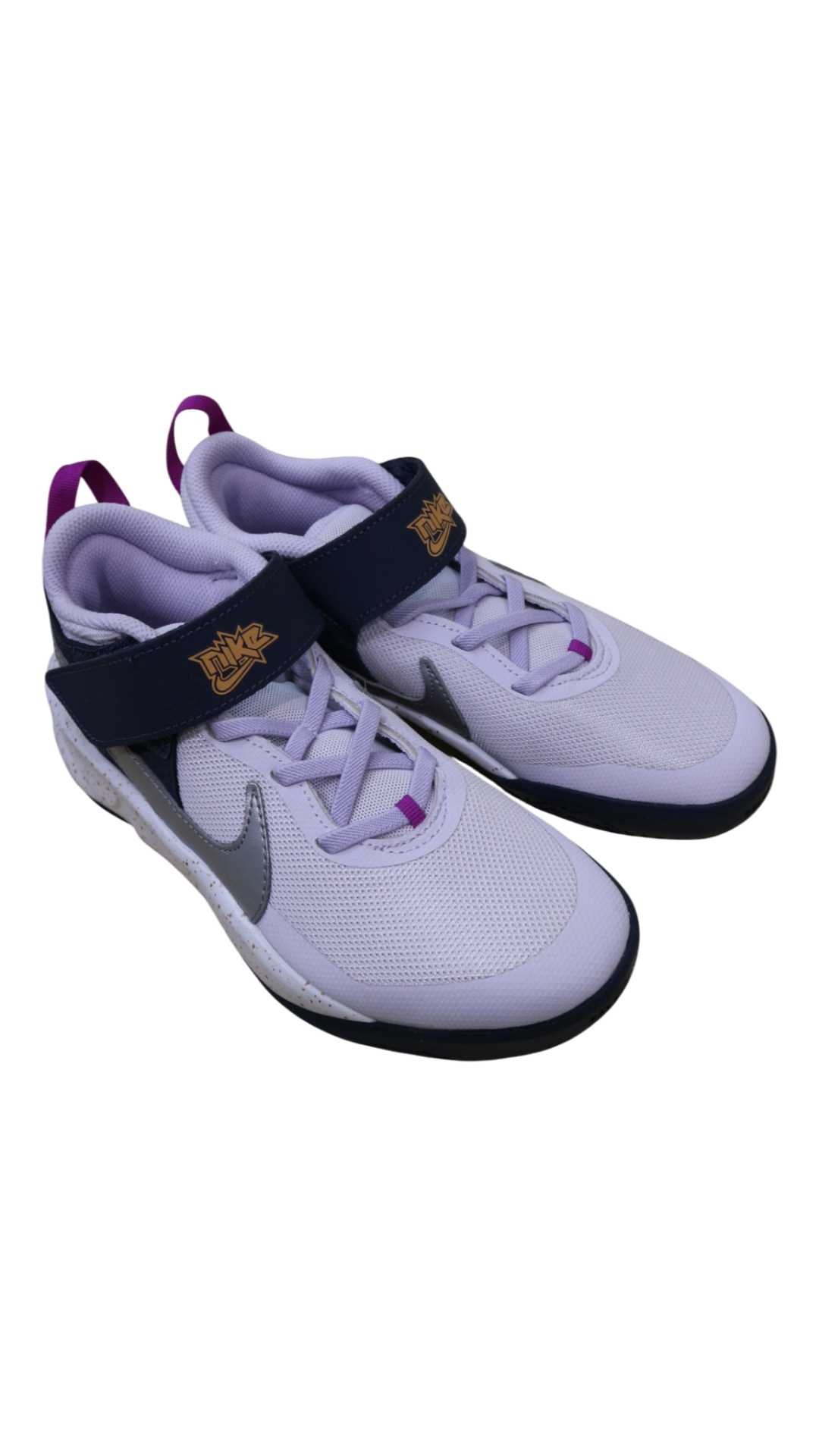 Nike Sneakers, White, navy and light purple, US 3/EUR 35