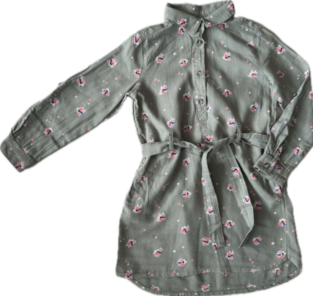 H&M Dress, green floral, 5
