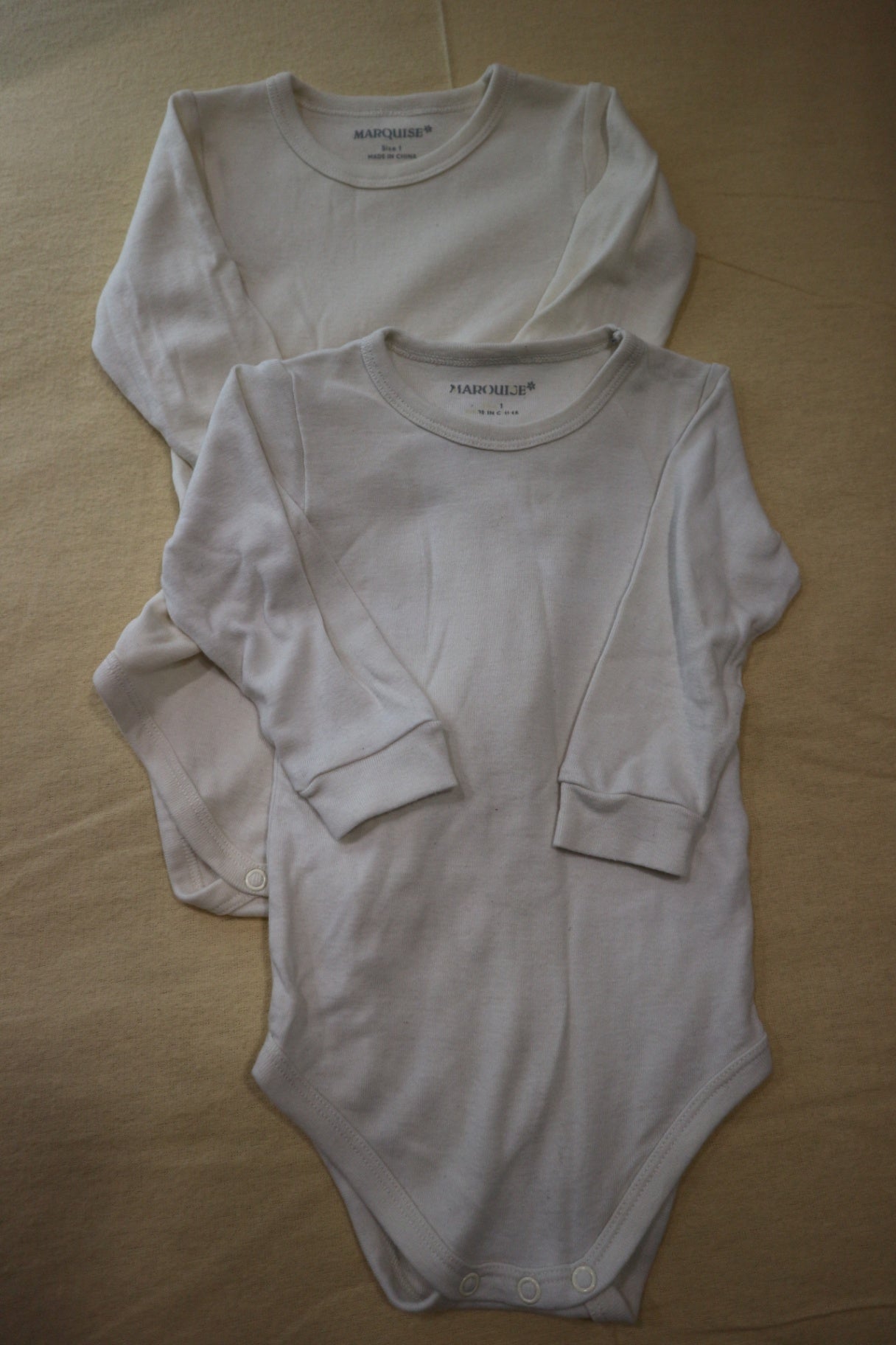 Marquise Bodysuit 2 Pack, White, 1