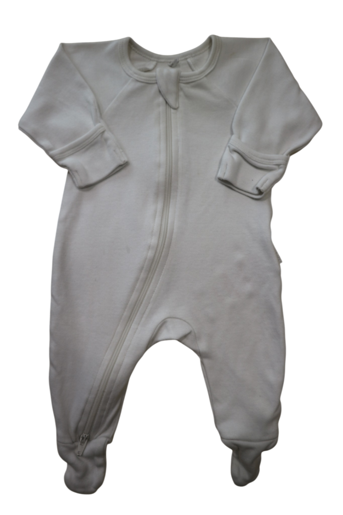 Purebaby Jumpsuit, White, 0000