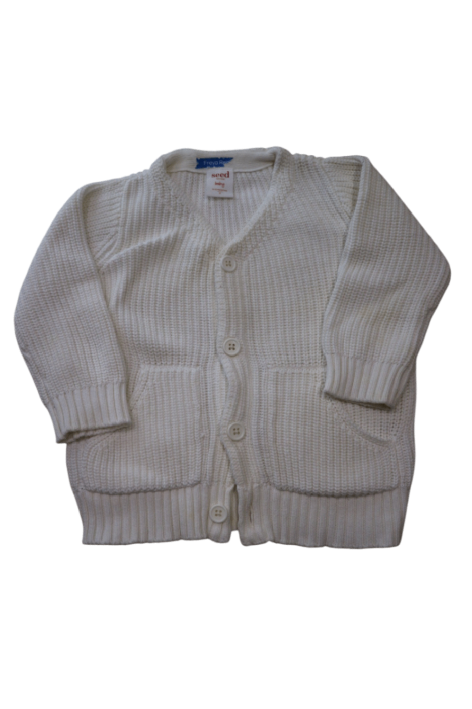 Seed Heritage Cardigan, White, 0