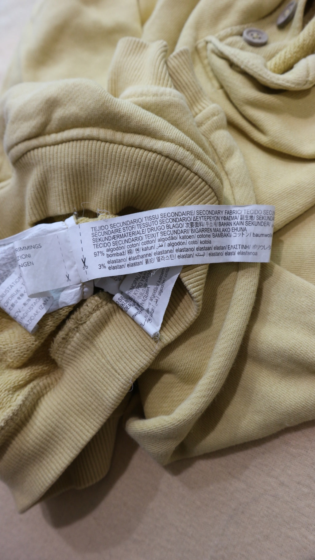Zara Jumper, Yellow, 4-5