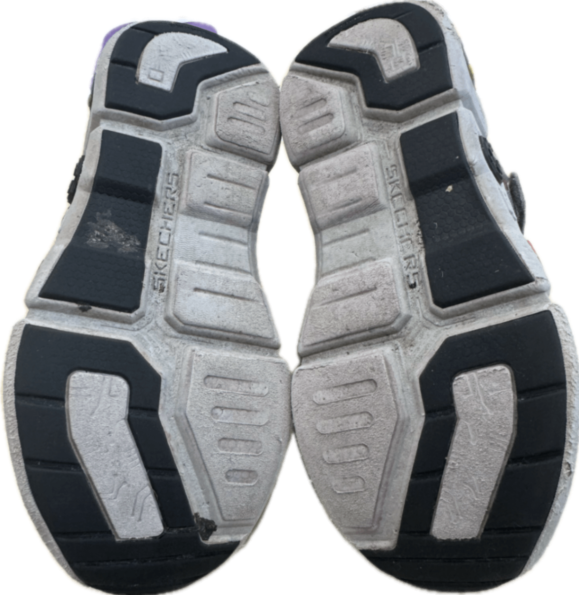 Skechers Sneakers, grey and black with red accents, US 12/EU 28.5
