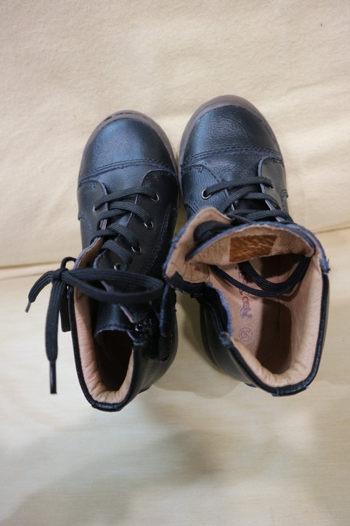 Red Bootie Boots, Black, US 12/EUR 30