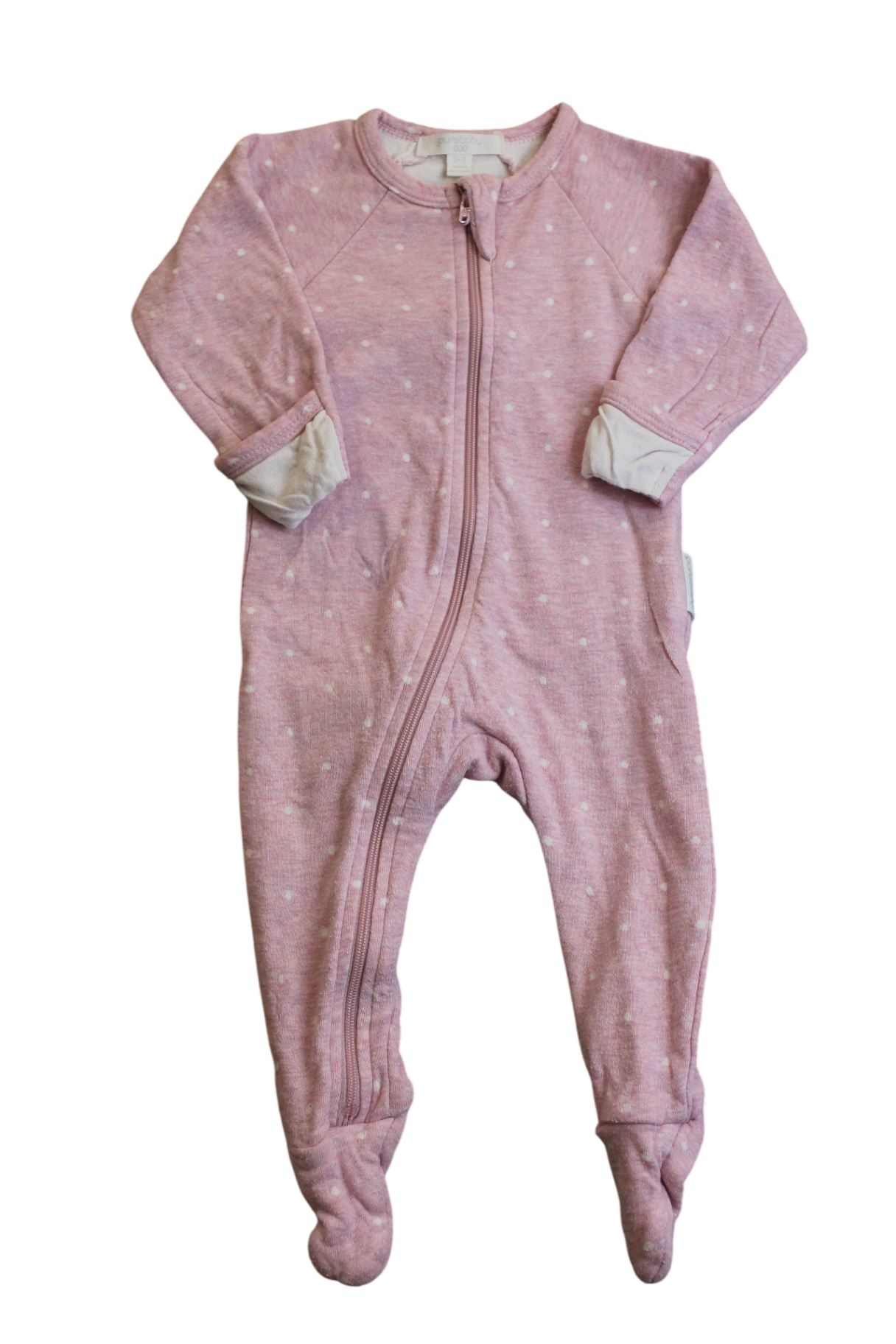 Purebaby Jumpsuit, Pink, 000