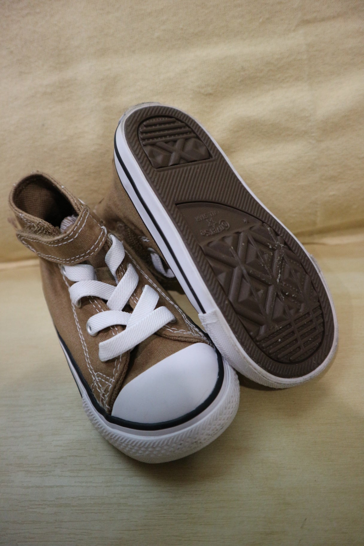 Converse Sneakers, Brown and white, US 6/EUR 22