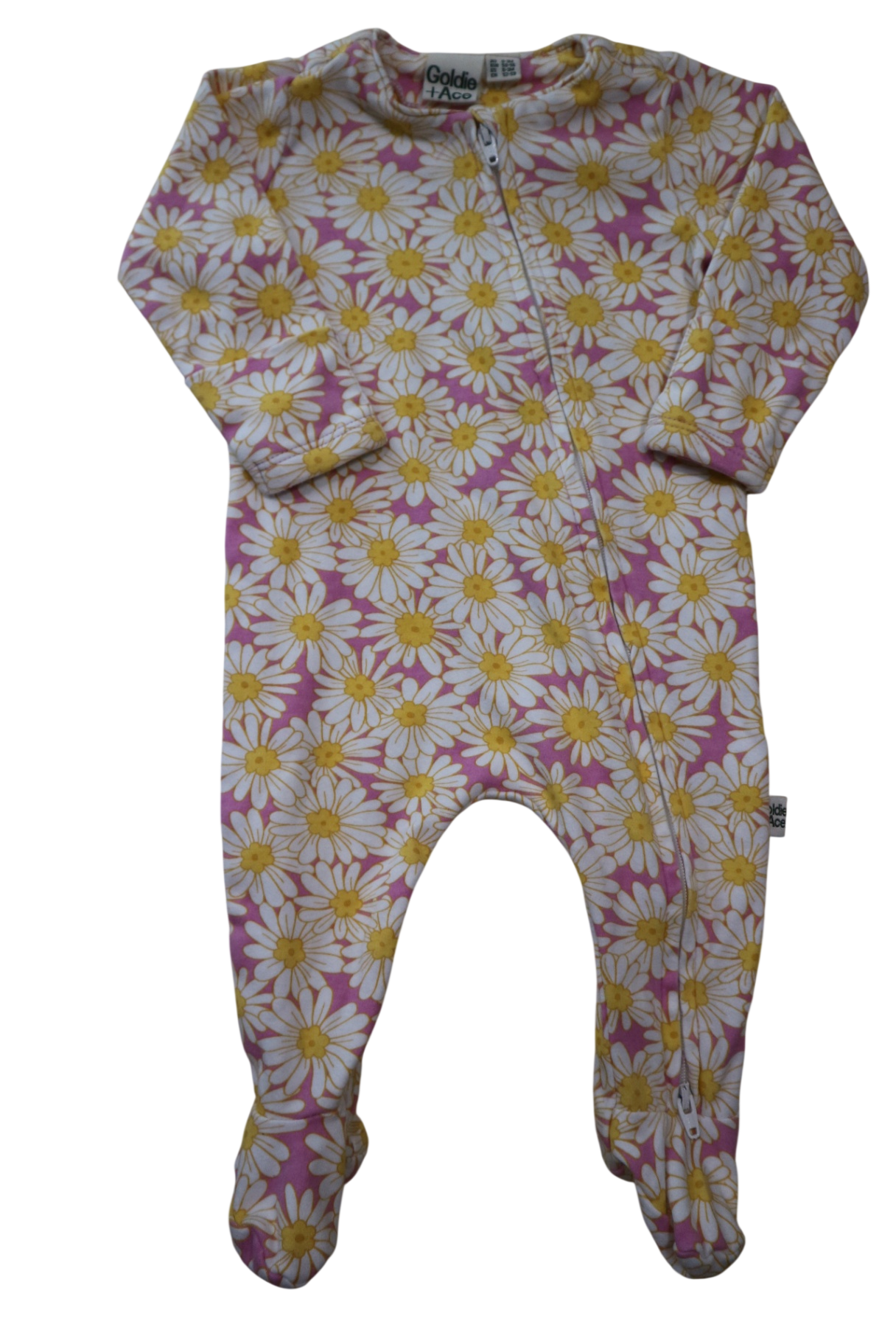 Goldie + Ace Jumpsuit, Pink, white and yellow, 000