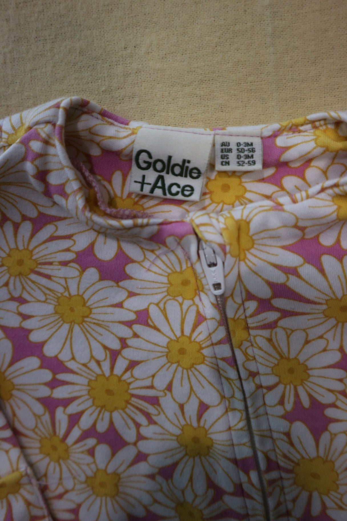 Goldie + Ace Jumpsuit, Pink, white and yellow, 000