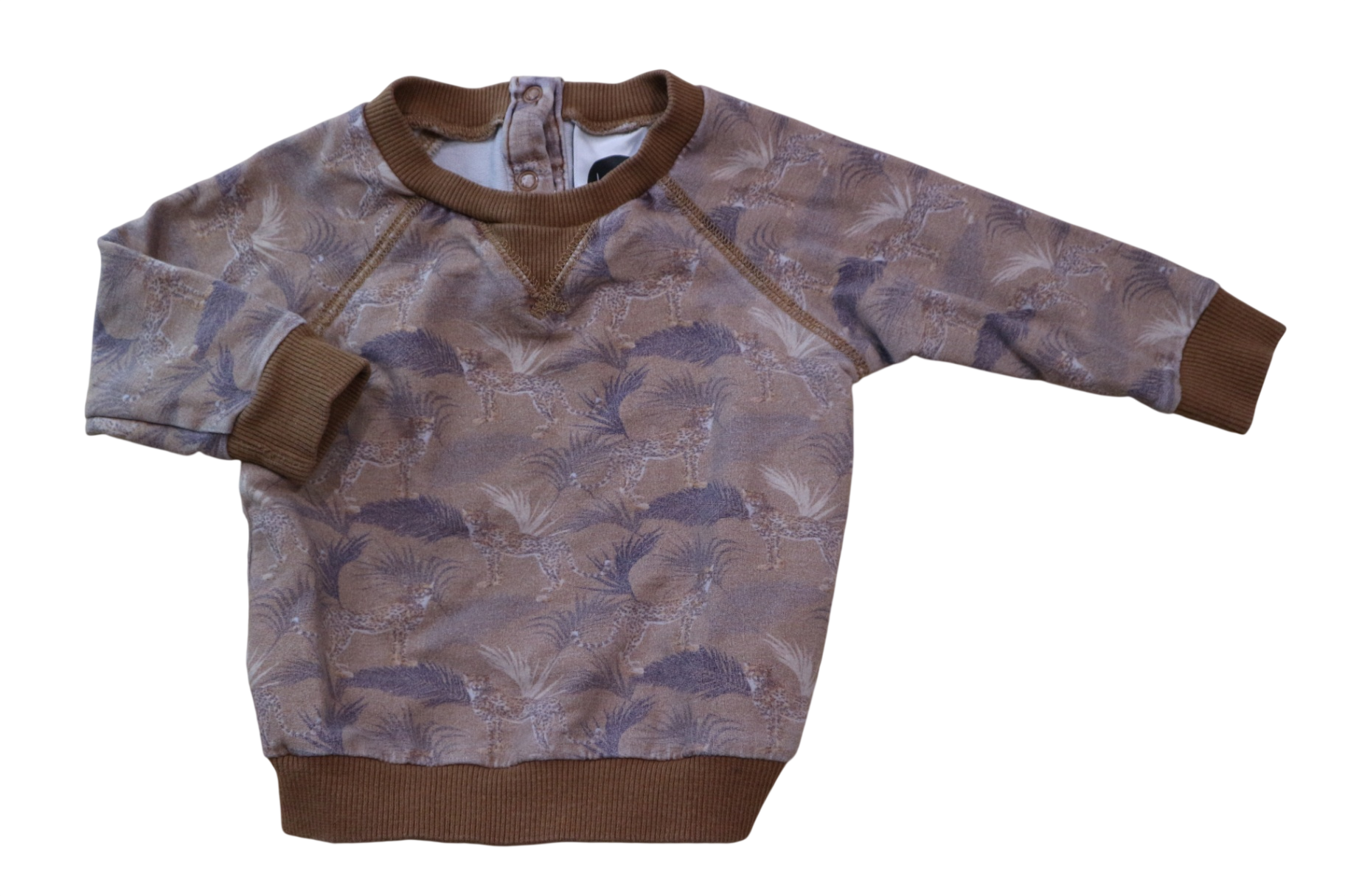 Kapow Jumper, Brown/cheetahs, 0