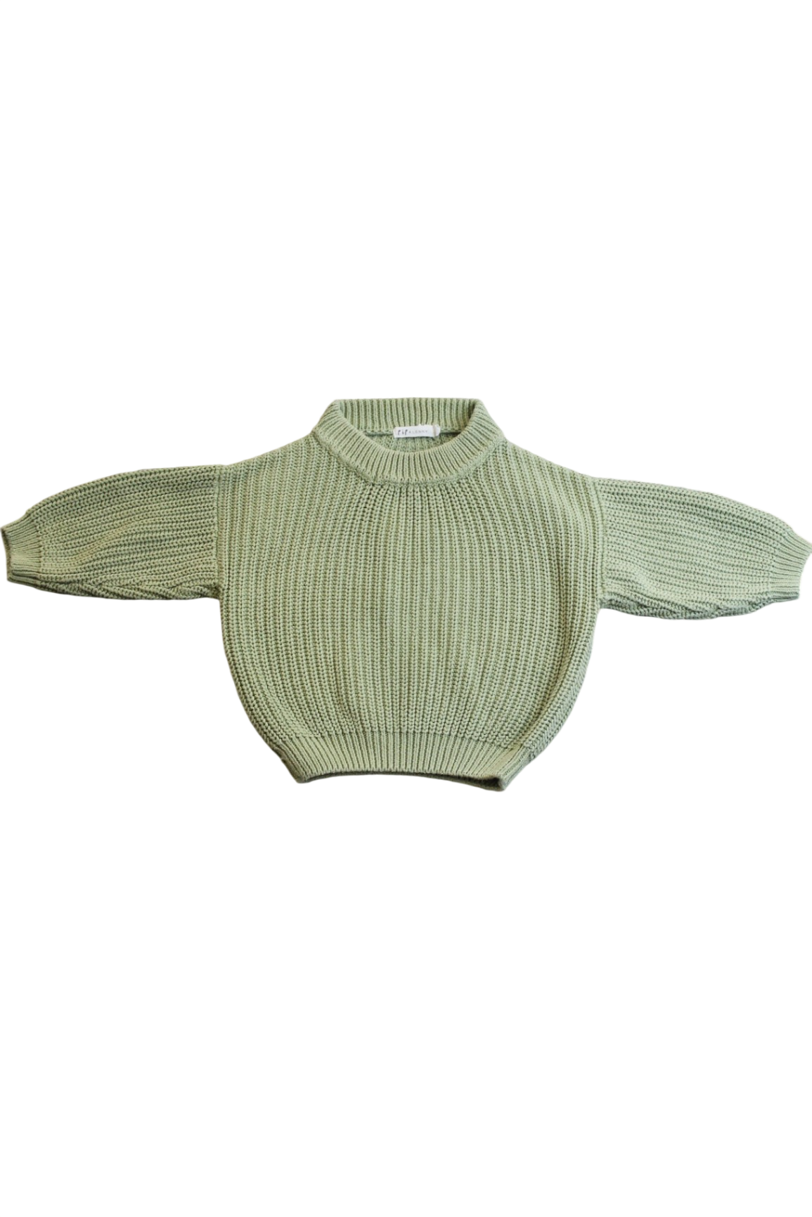 Pip + Lenny Knit Jumper, Green, 000