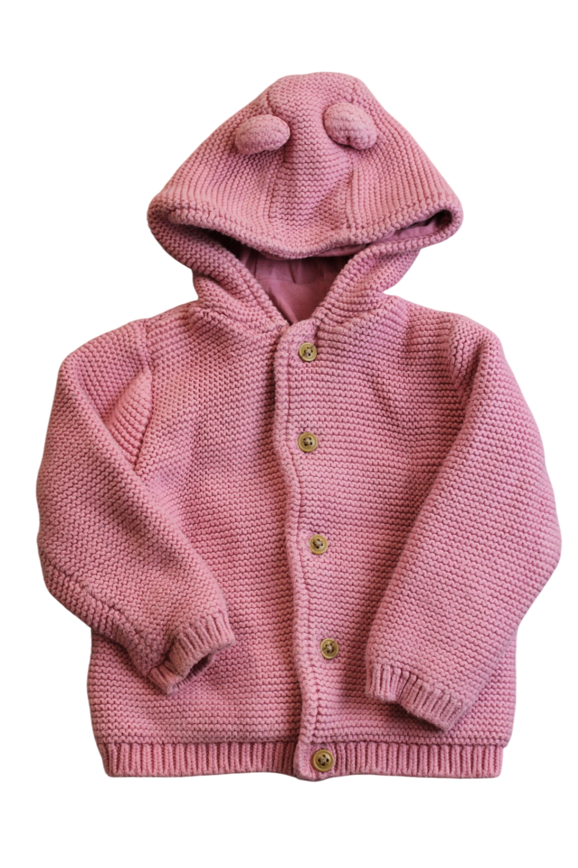 M&S Knit Jacket, Pink, 2