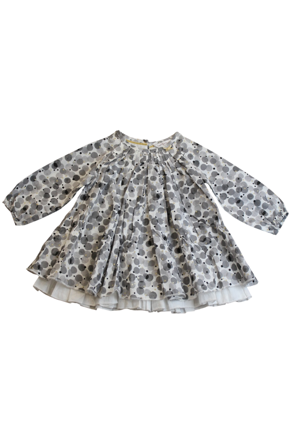 Fox & Finch Dress, Grey and gold, 0