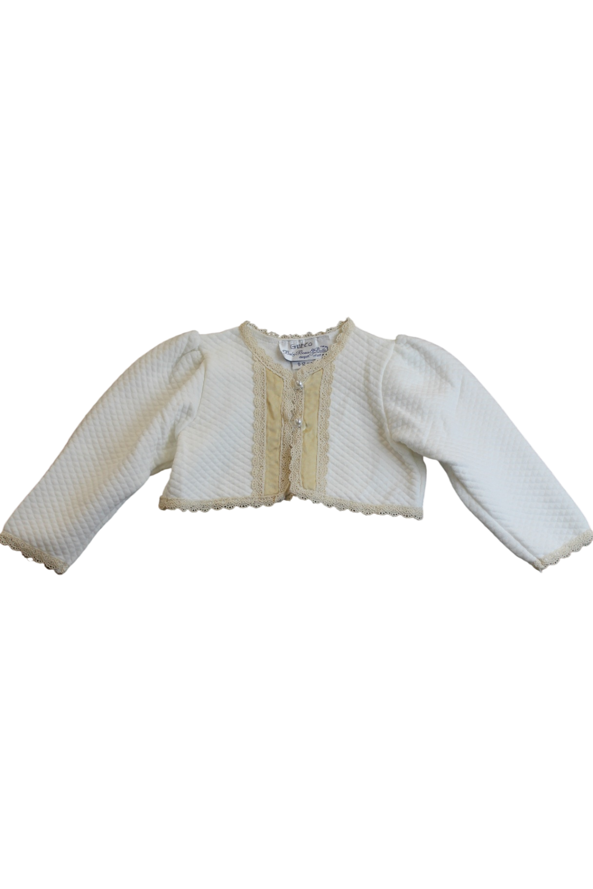 Baby Beau & Belle Shrug, Ivory , 0
