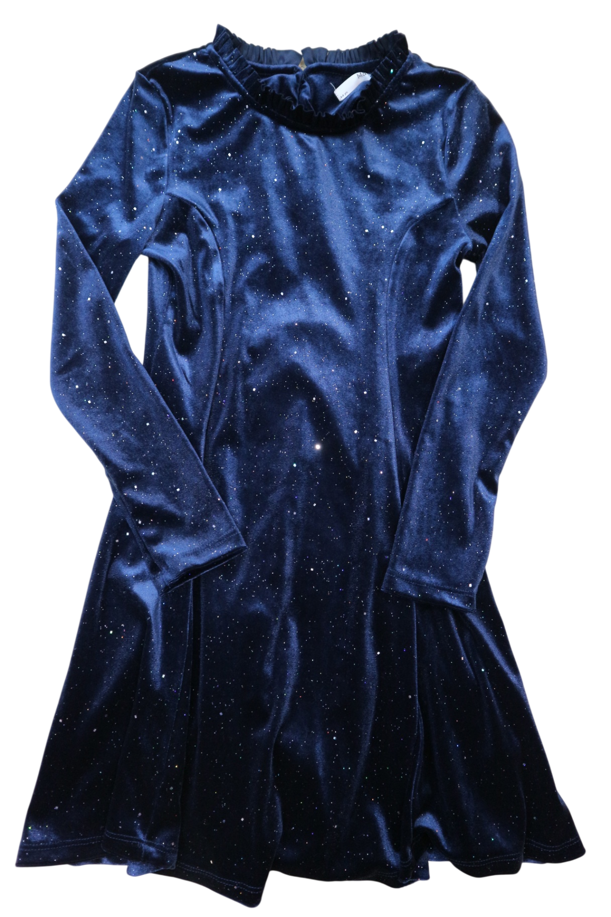 Marks & Spencer (M&S) Dress, Navy Blue/Sparkles, 9
