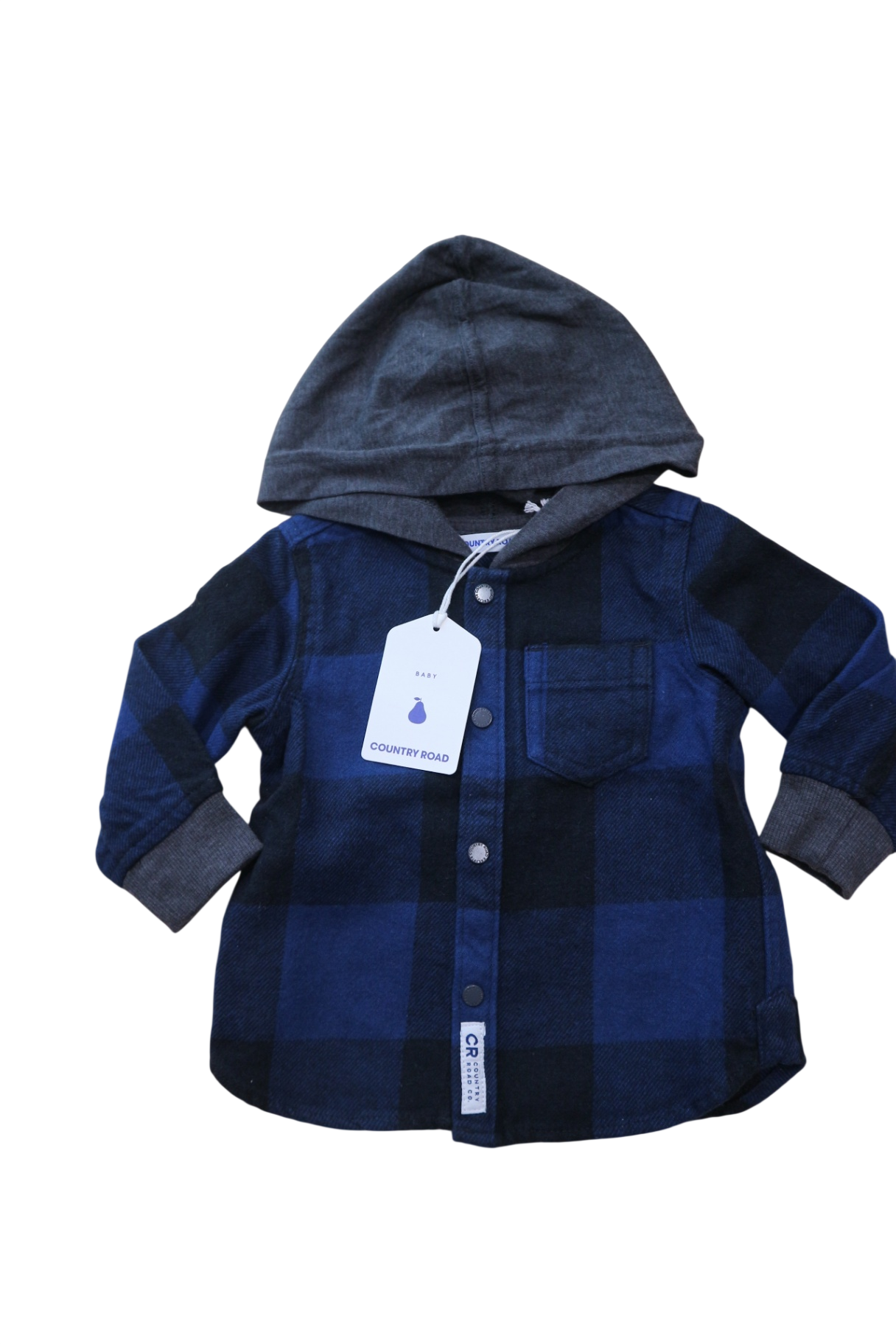 Country Road Shirt, Blue and Black, 00