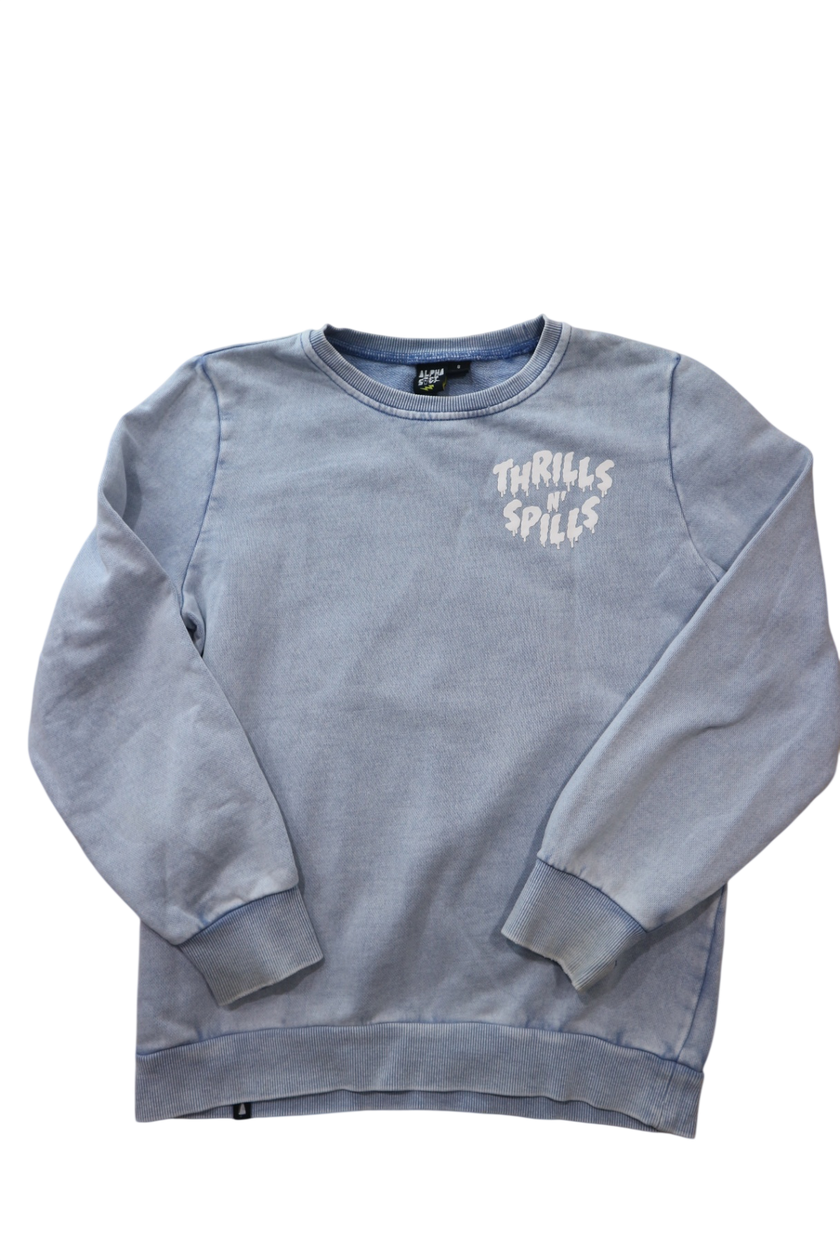Alphabet Soup Jumper, Light Blue, 8